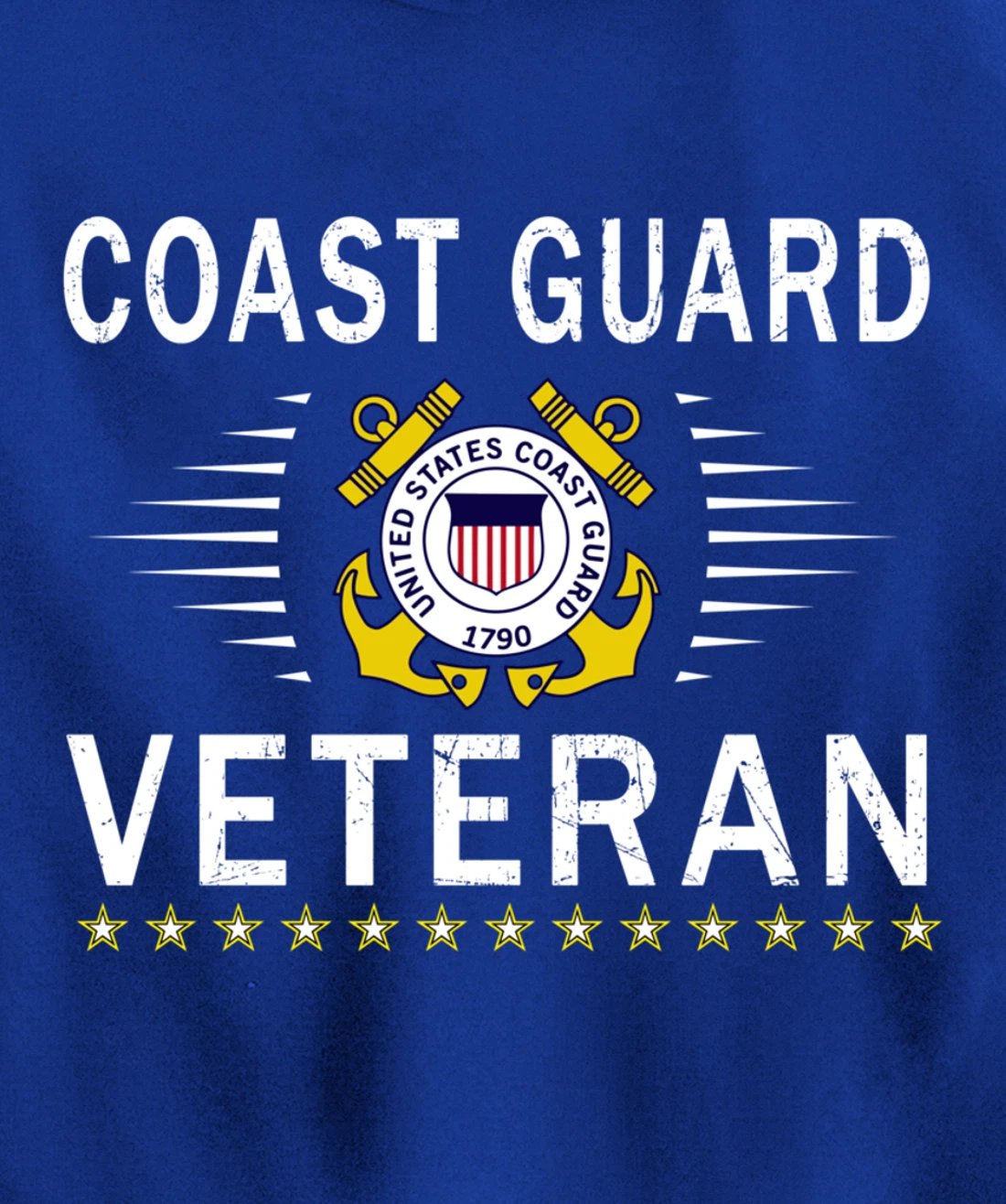 Coast Guard Veterans Day Shirt-US Coast Guard Veteran Pride Pullover Hoodie