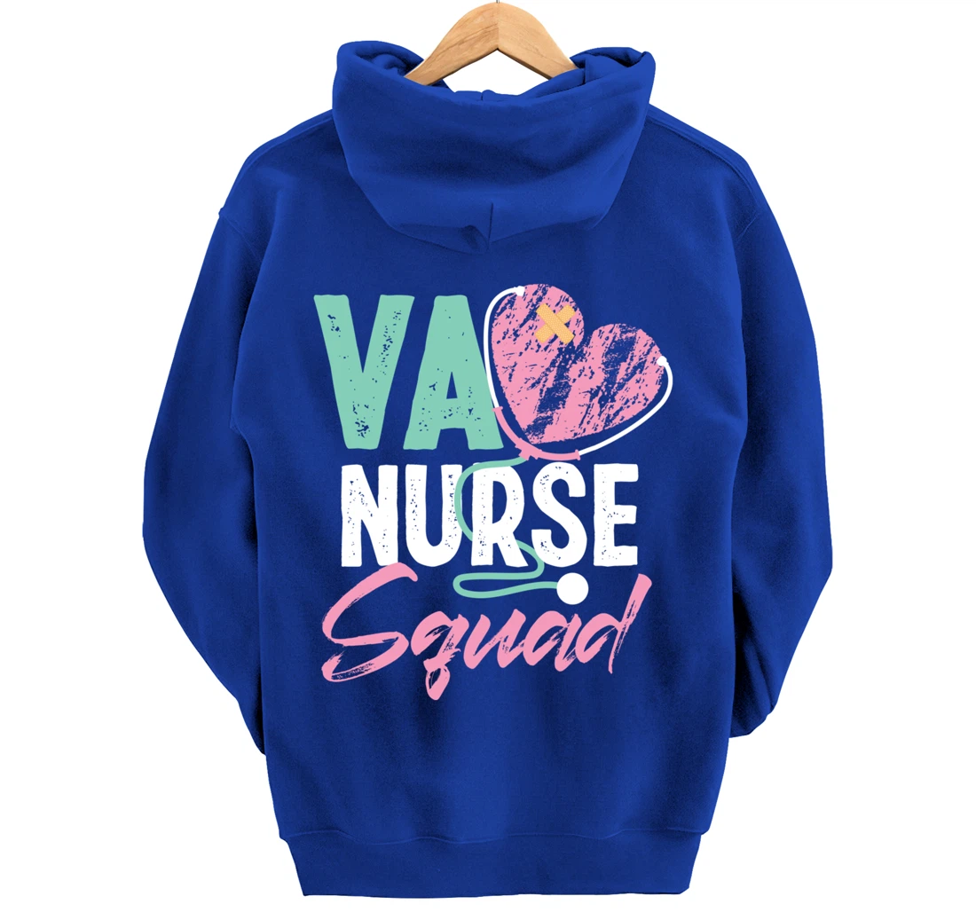VA Nurse Squad Veterans Affairs Nurse Pullover Hoodie