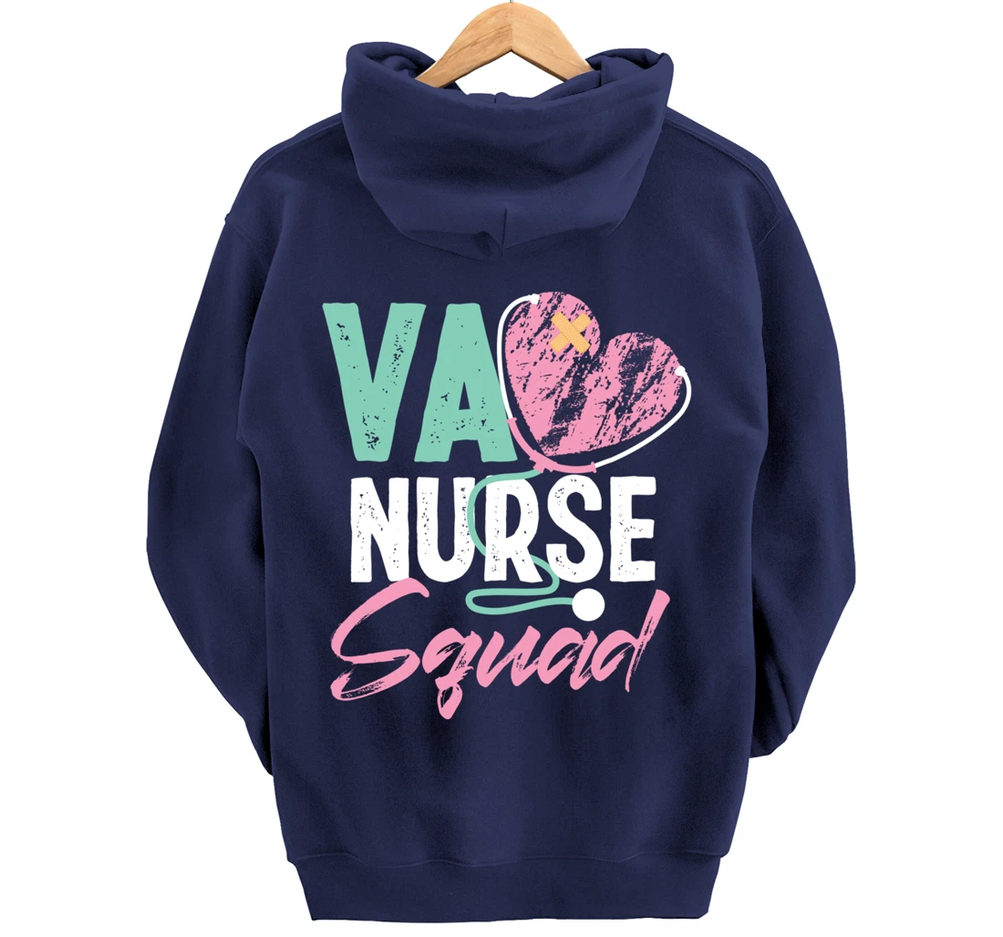 VA Nurse Squad Veterans Affairs Nurse Pullover Hoodie