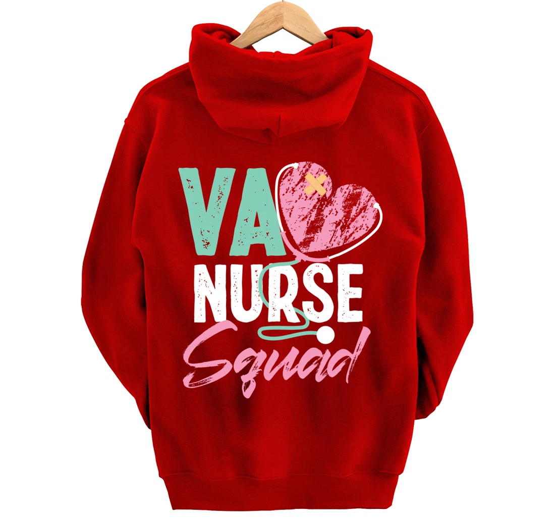 VA Nurse Squad Veterans Affairs Nurse Pullover Hoodie
