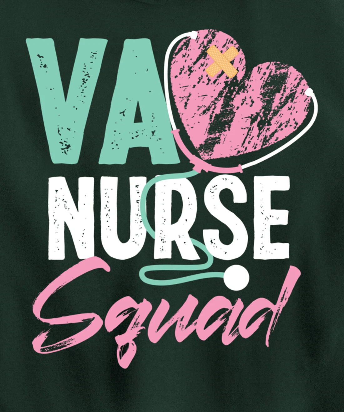 VA Nurse Squad Veterans Affairs Nurse Pullover Hoodie
