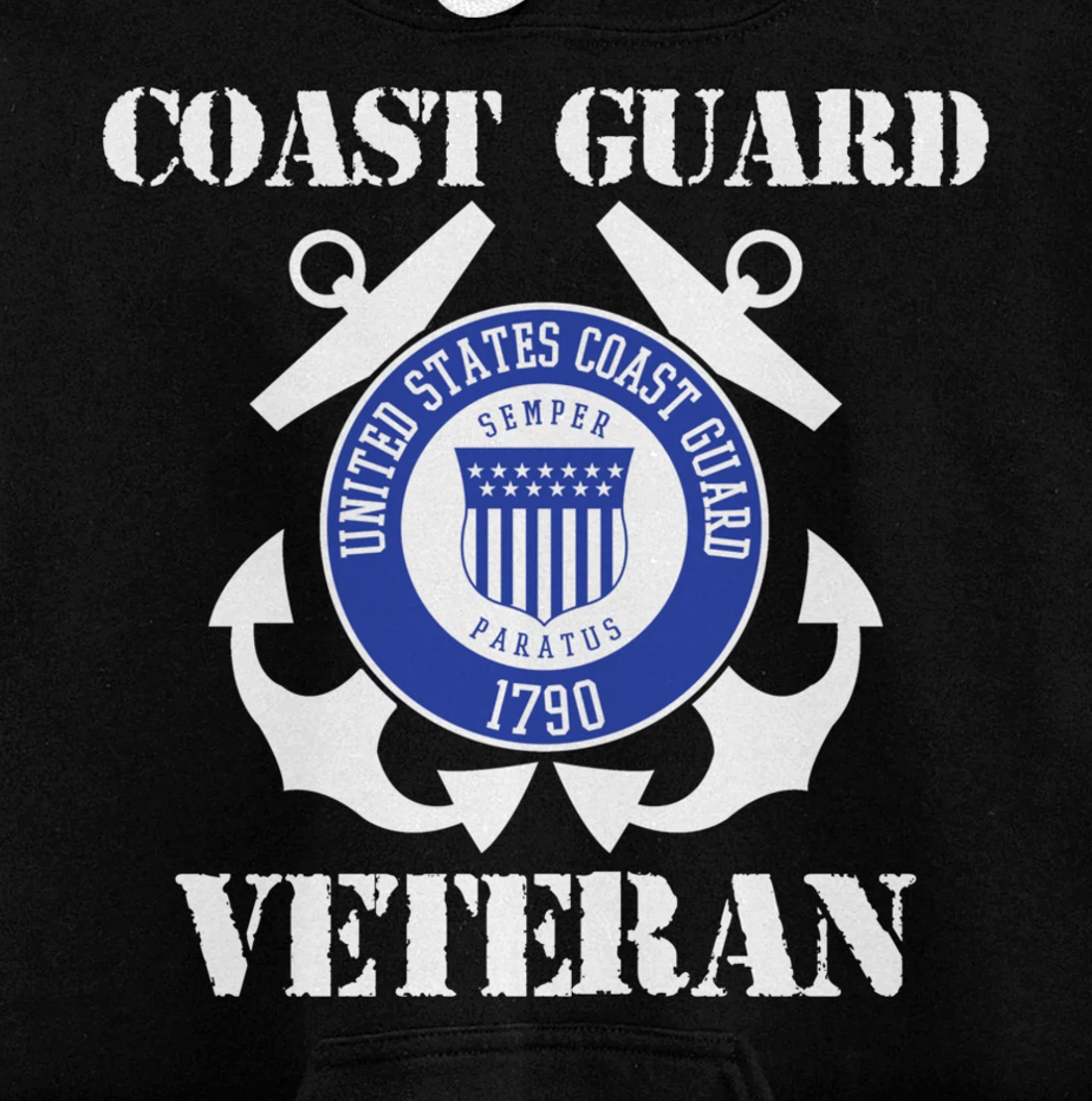 Coast Guard Veteran Pullover Hoodie