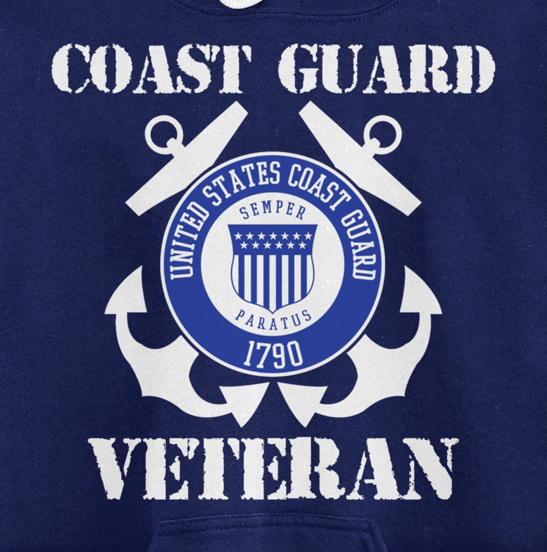 Coast Guard Veteran Pullover Hoodie