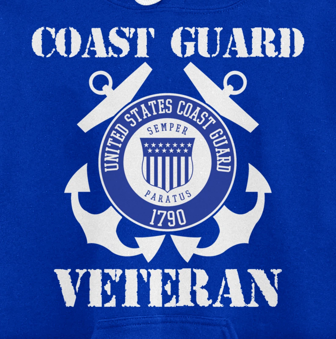 Coast Guard Veteran Pullover Hoodie