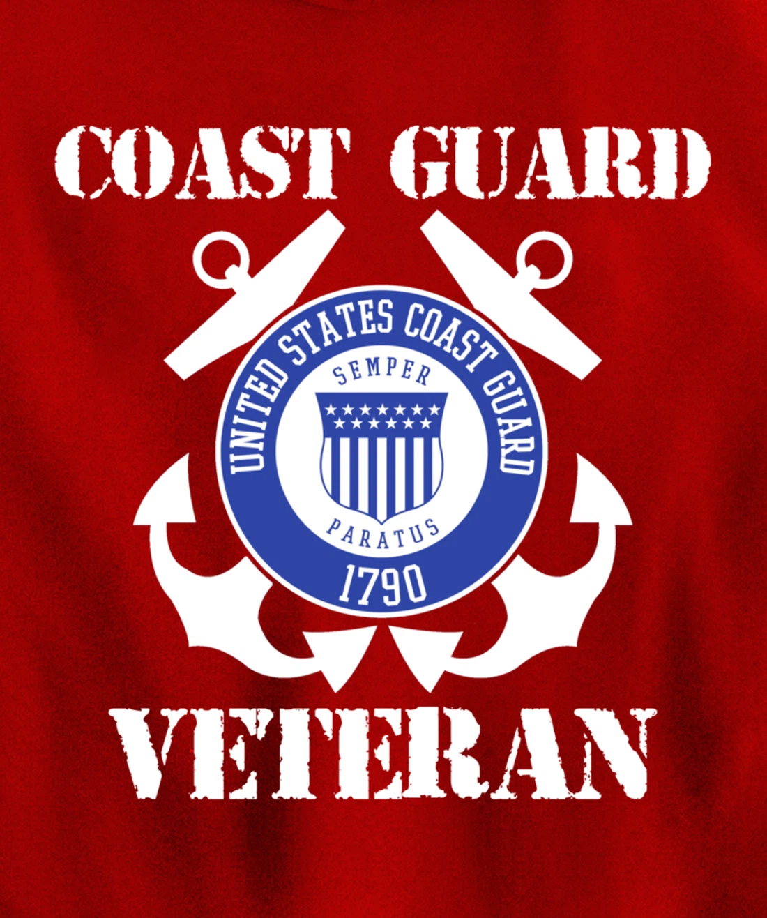 Coast Guard Veteran Pullover Hoodie