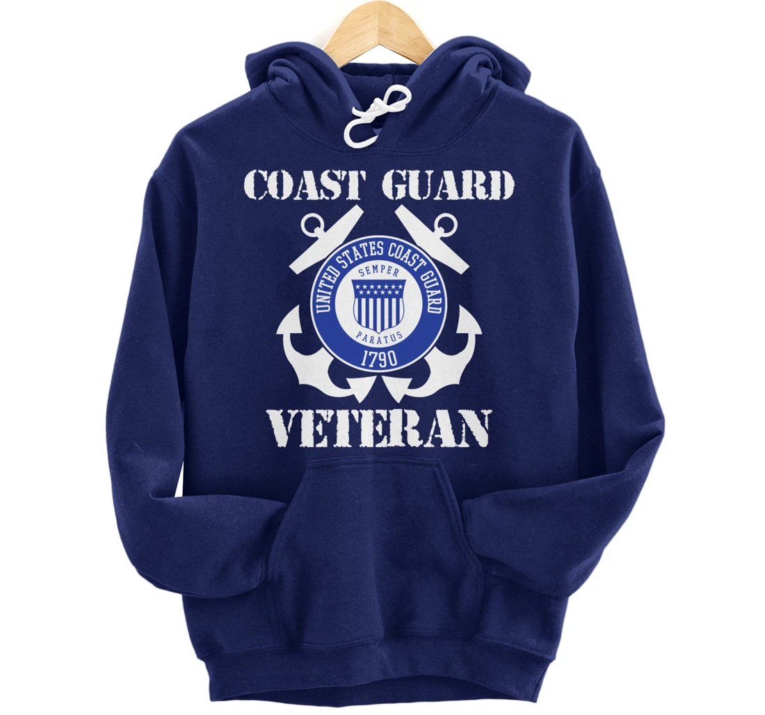 Coast Guard Veteran Pullover Hoodie