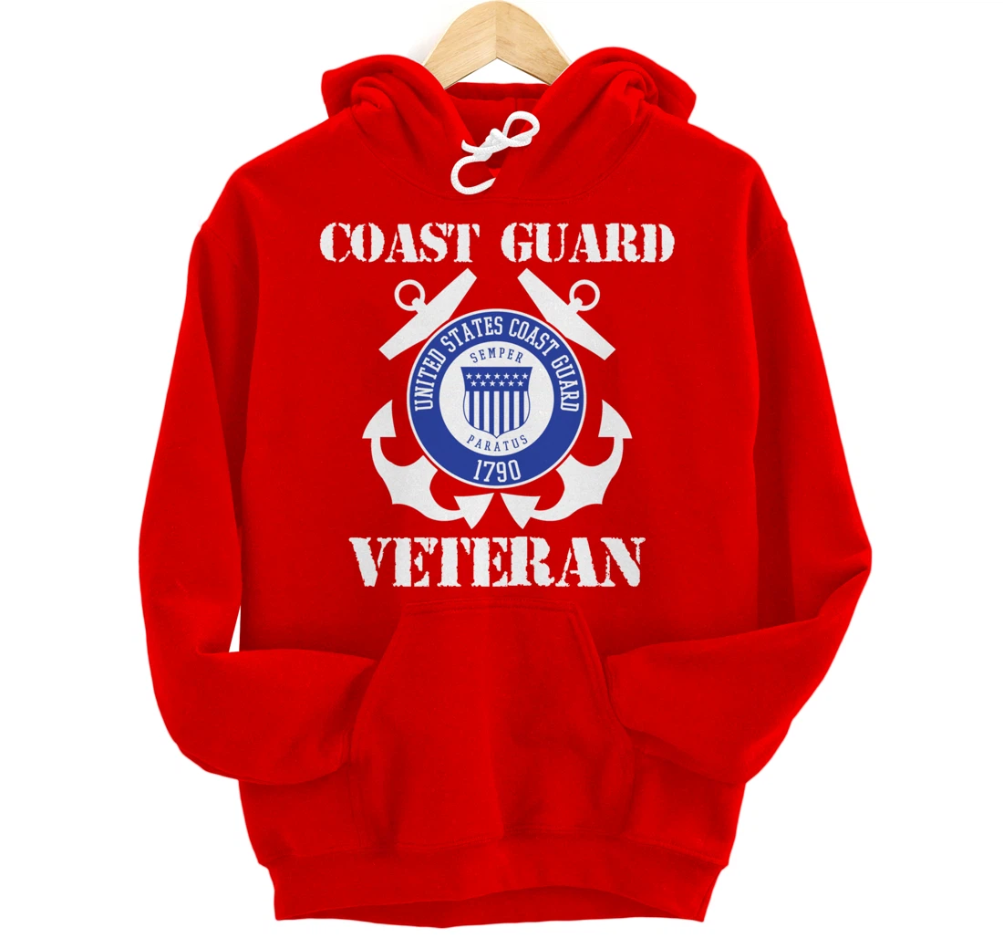 Coast Guard Veteran Pullover Hoodie