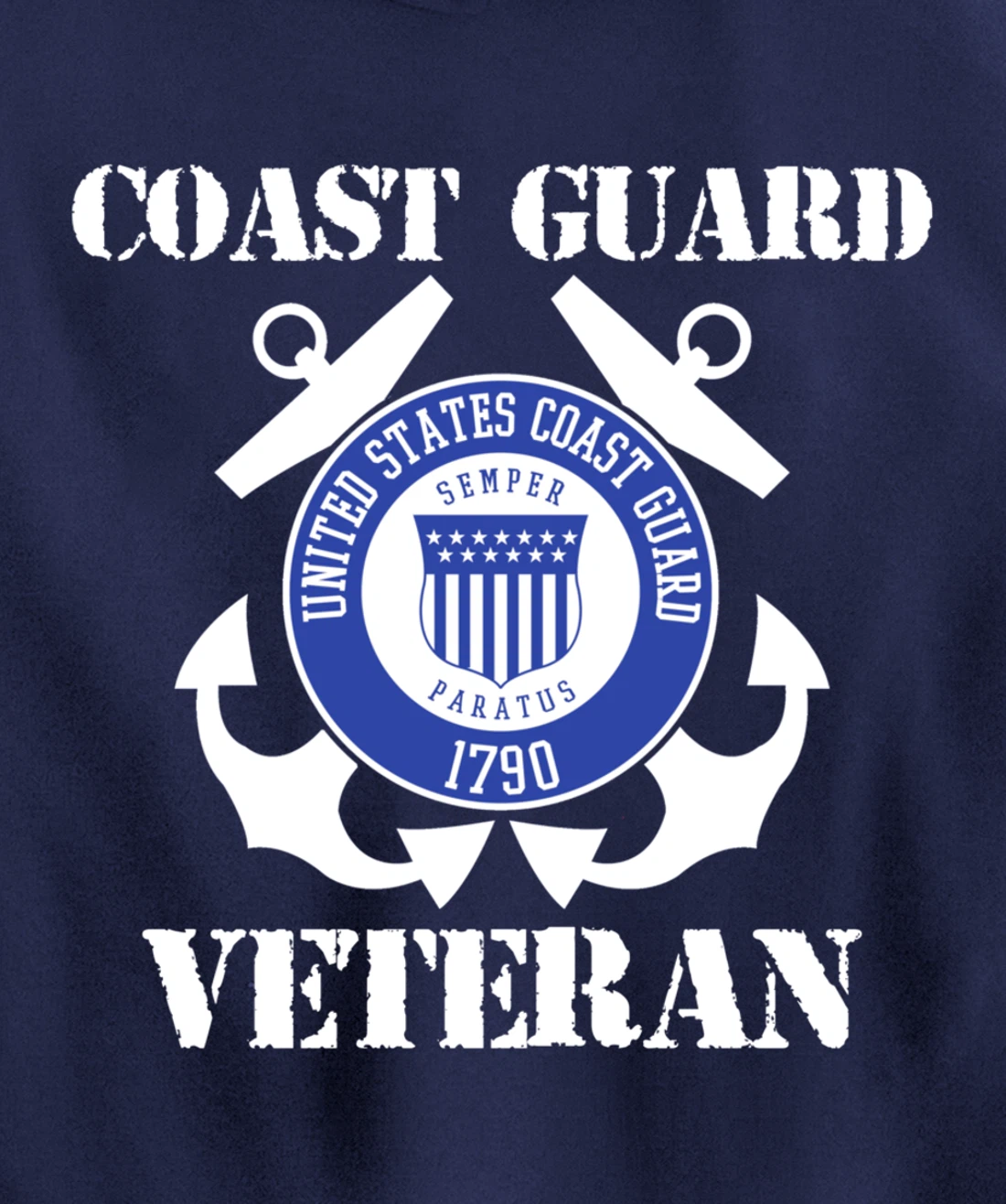 Coast Guard Veteran Pullover Hoodie