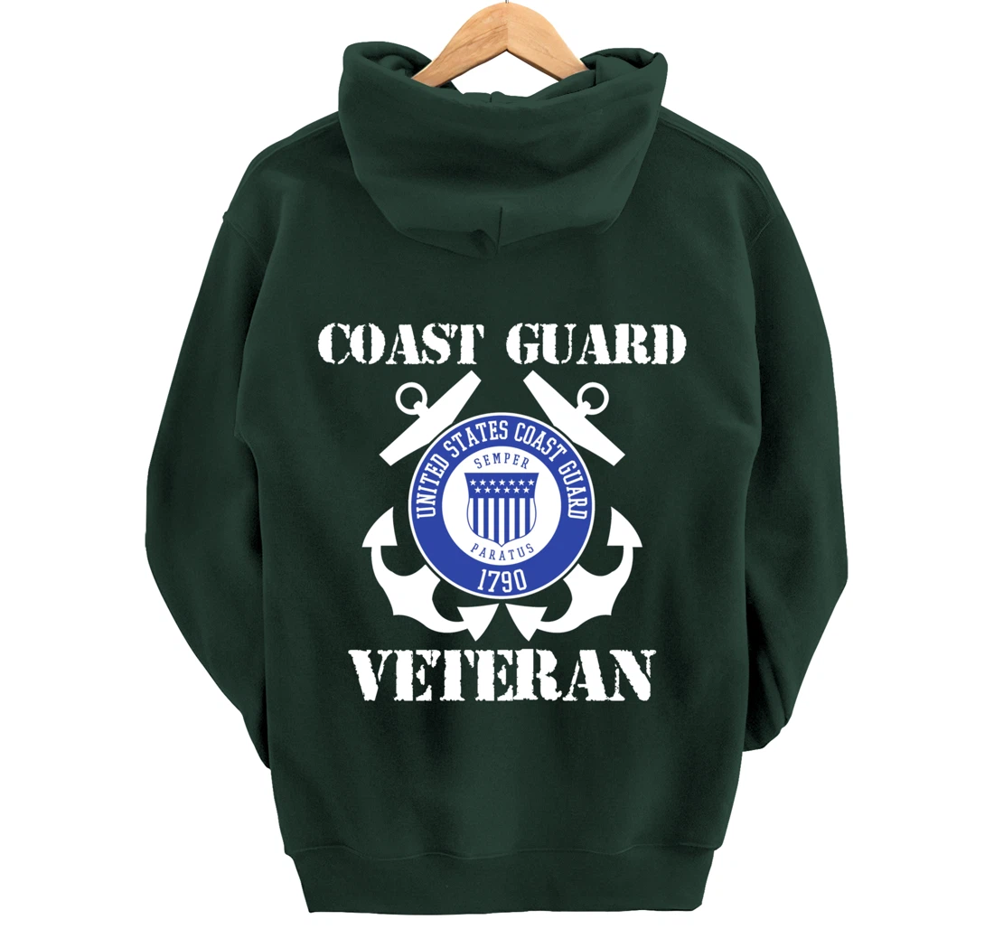 Coast Guard Veteran Pullover Hoodie