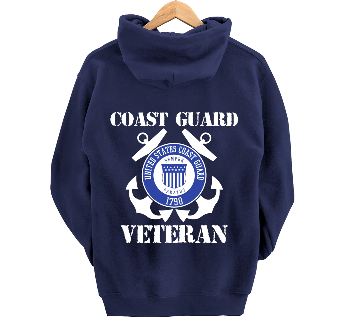 Coast Guard Veteran Pullover Hoodie