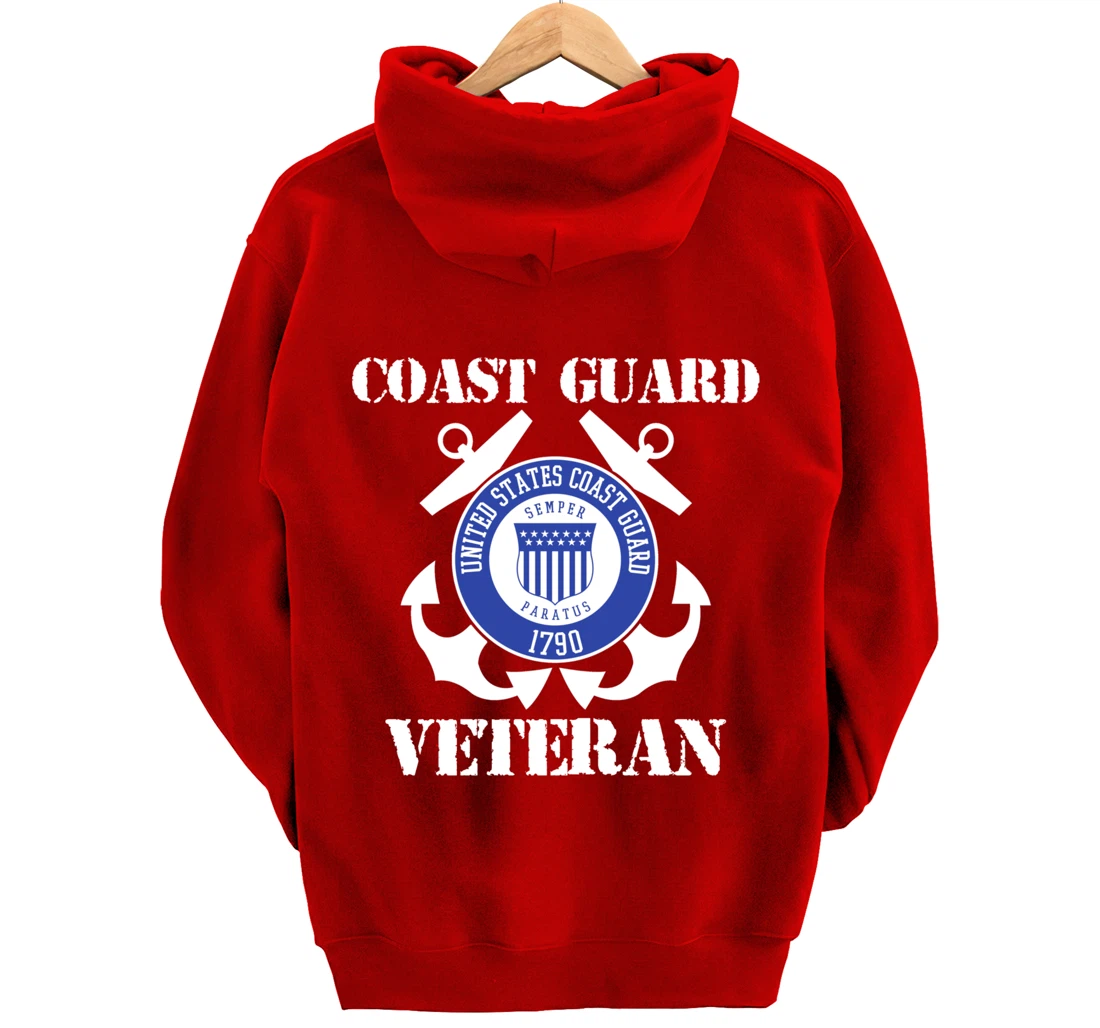 Coast Guard Veteran Pullover Hoodie