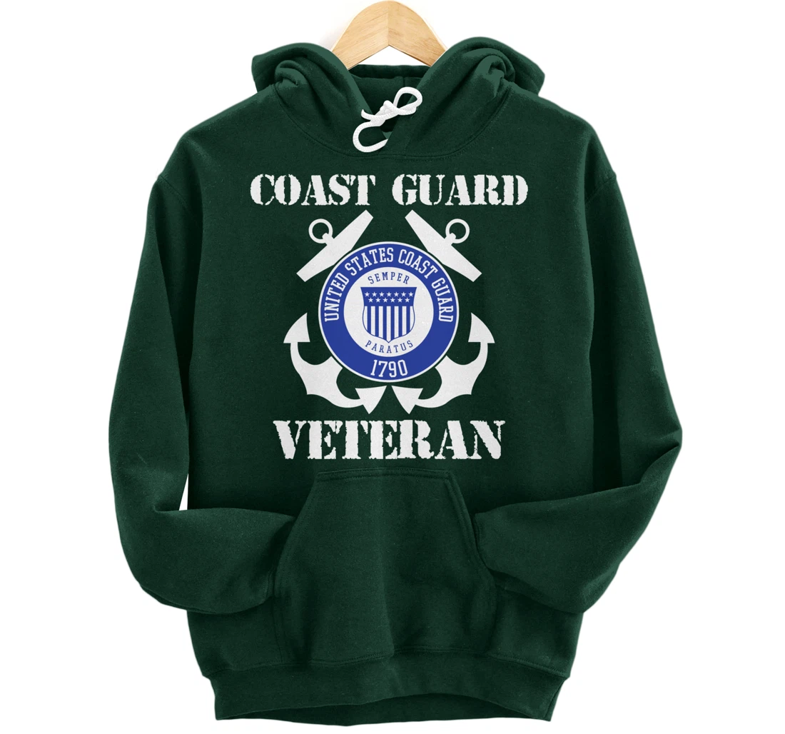 Coast Guard Veteran Pullover Hoodie