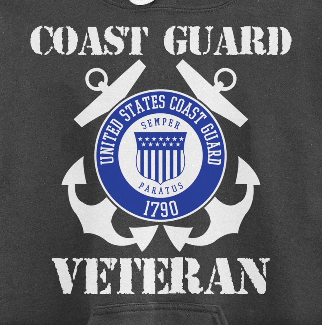 Coast Guard Veteran Pullover Hoodie