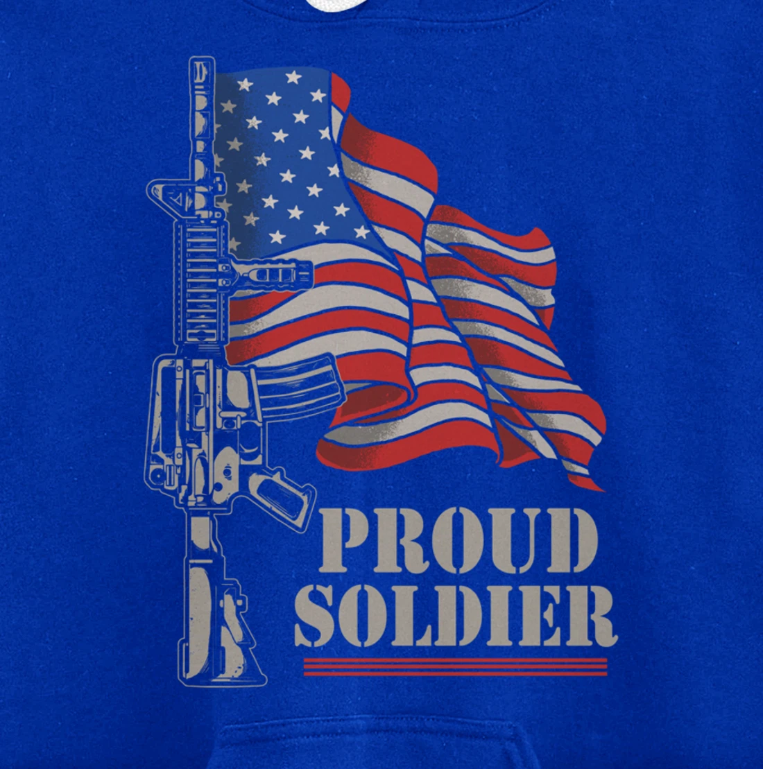 Freedom 4th Of July Proud Soldier Army Patriotic Veteran Pullover Hoodie
