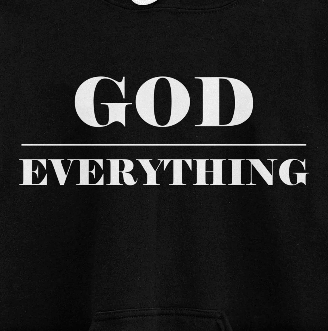 GOD over Everything Pullover Hoodie