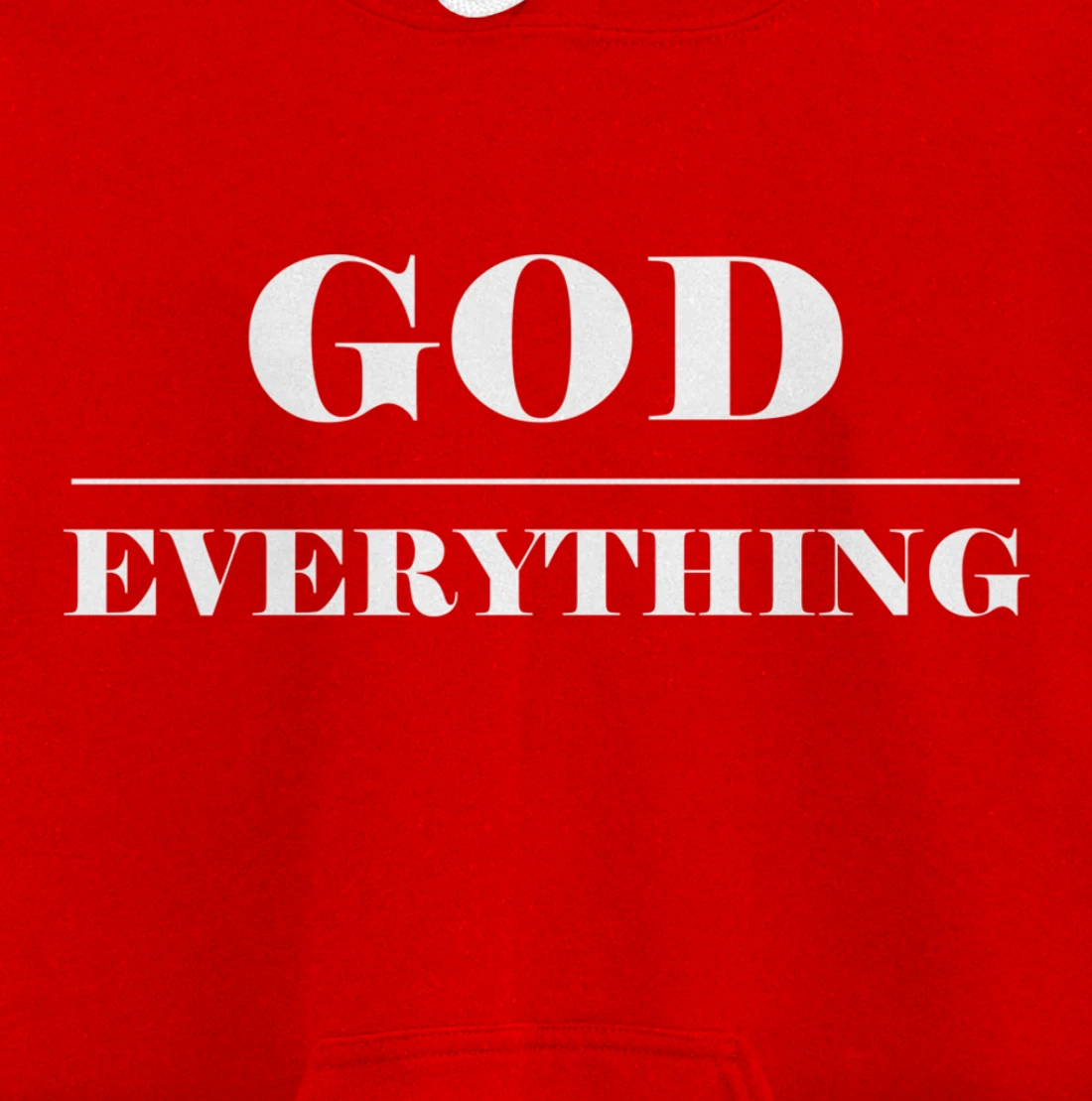 GOD over Everything Pullover Hoodie