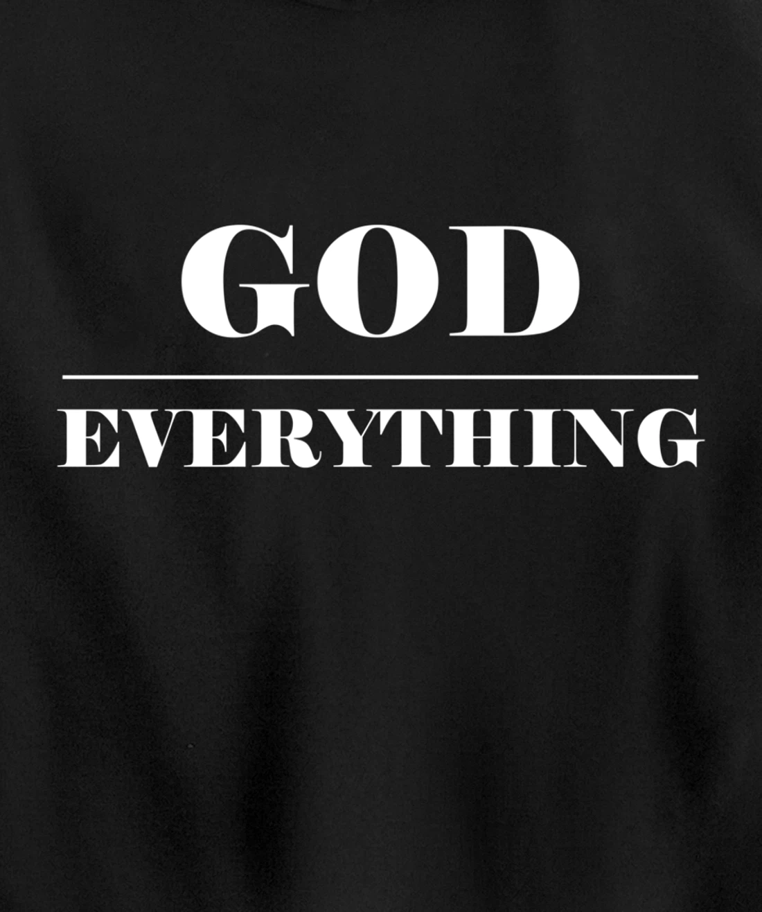 GOD over Everything Pullover Hoodie