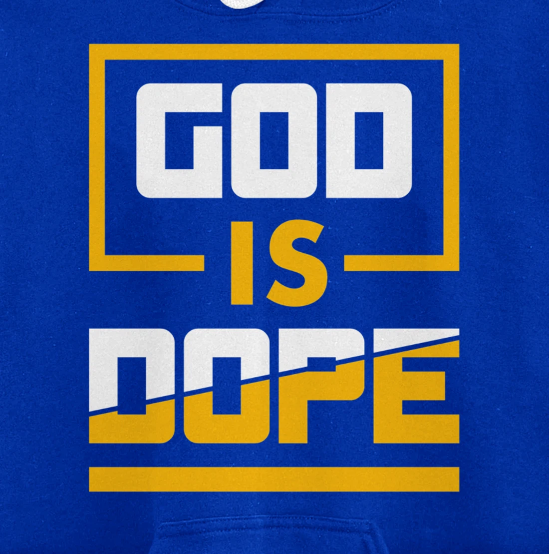 God is Dope Christian Faith Believer Pullover Hoodie