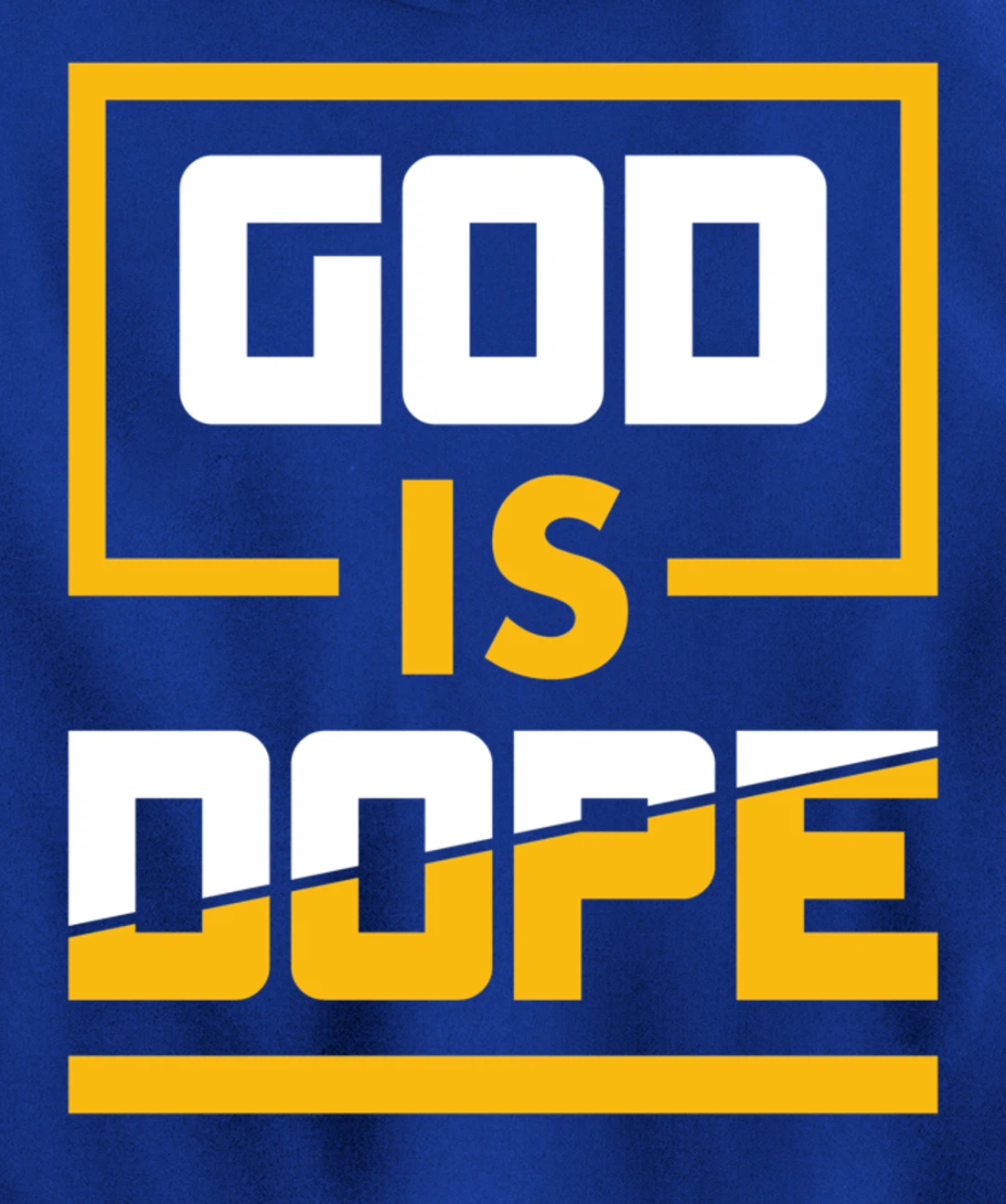 God is Dope Christian Faith Believer Pullover Hoodie
