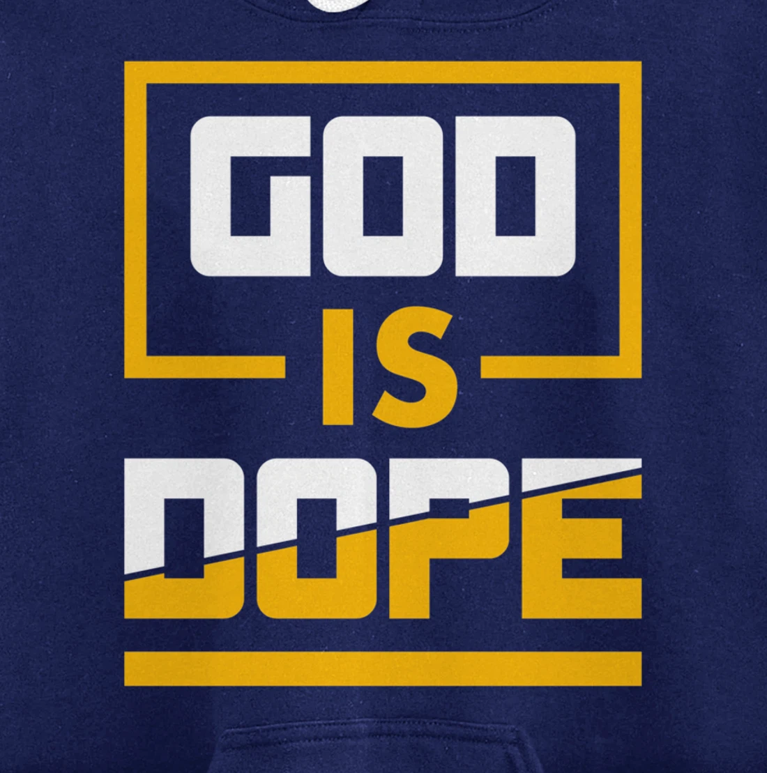 God is Dope Christian Faith Believer Pullover Hoodie