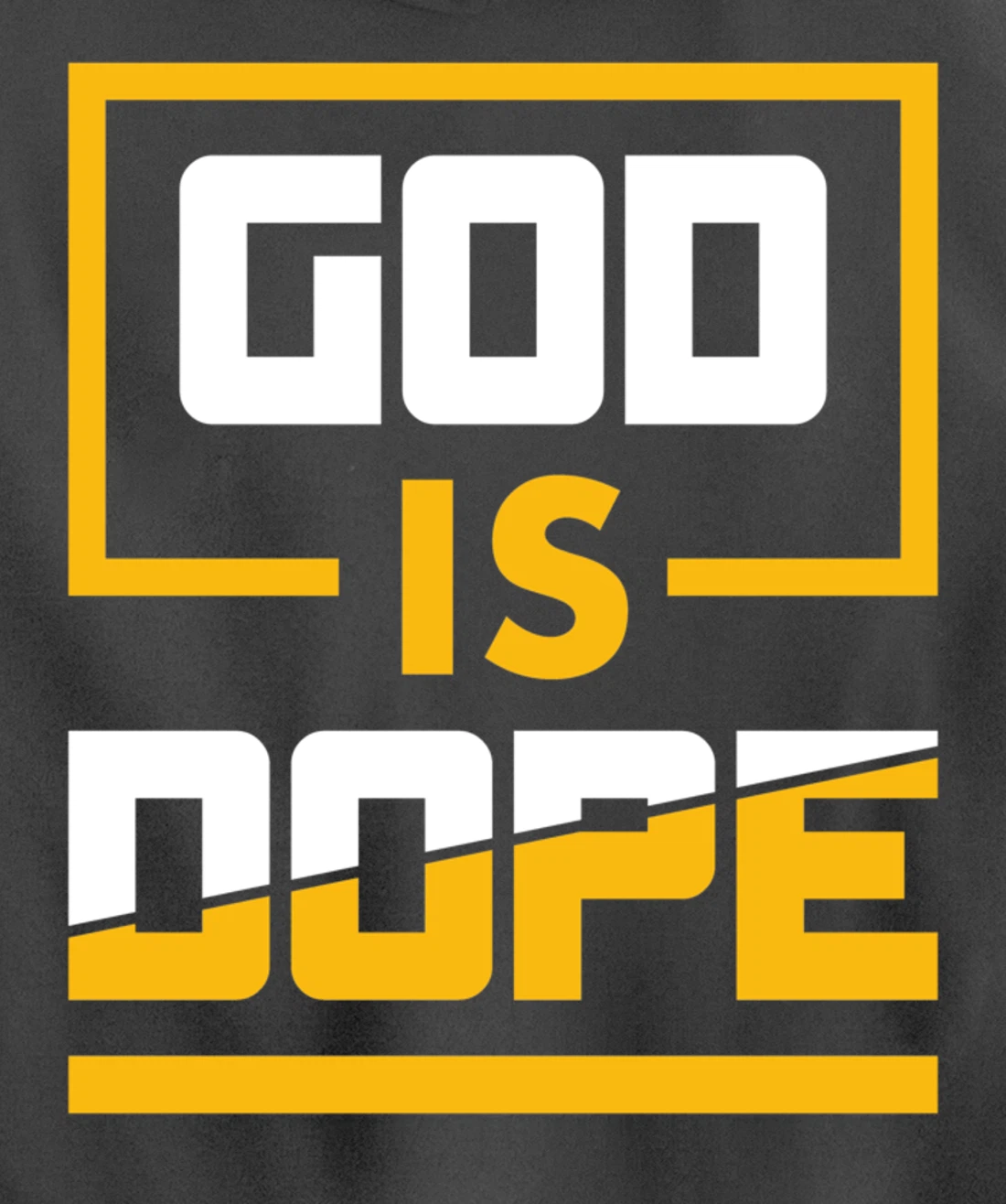 God is Dope Christian Faith Believer Pullover Hoodie