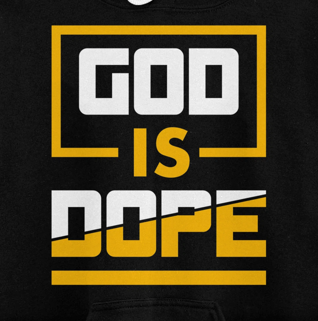 God is Dope Christian Faith Believer Pullover Hoodie