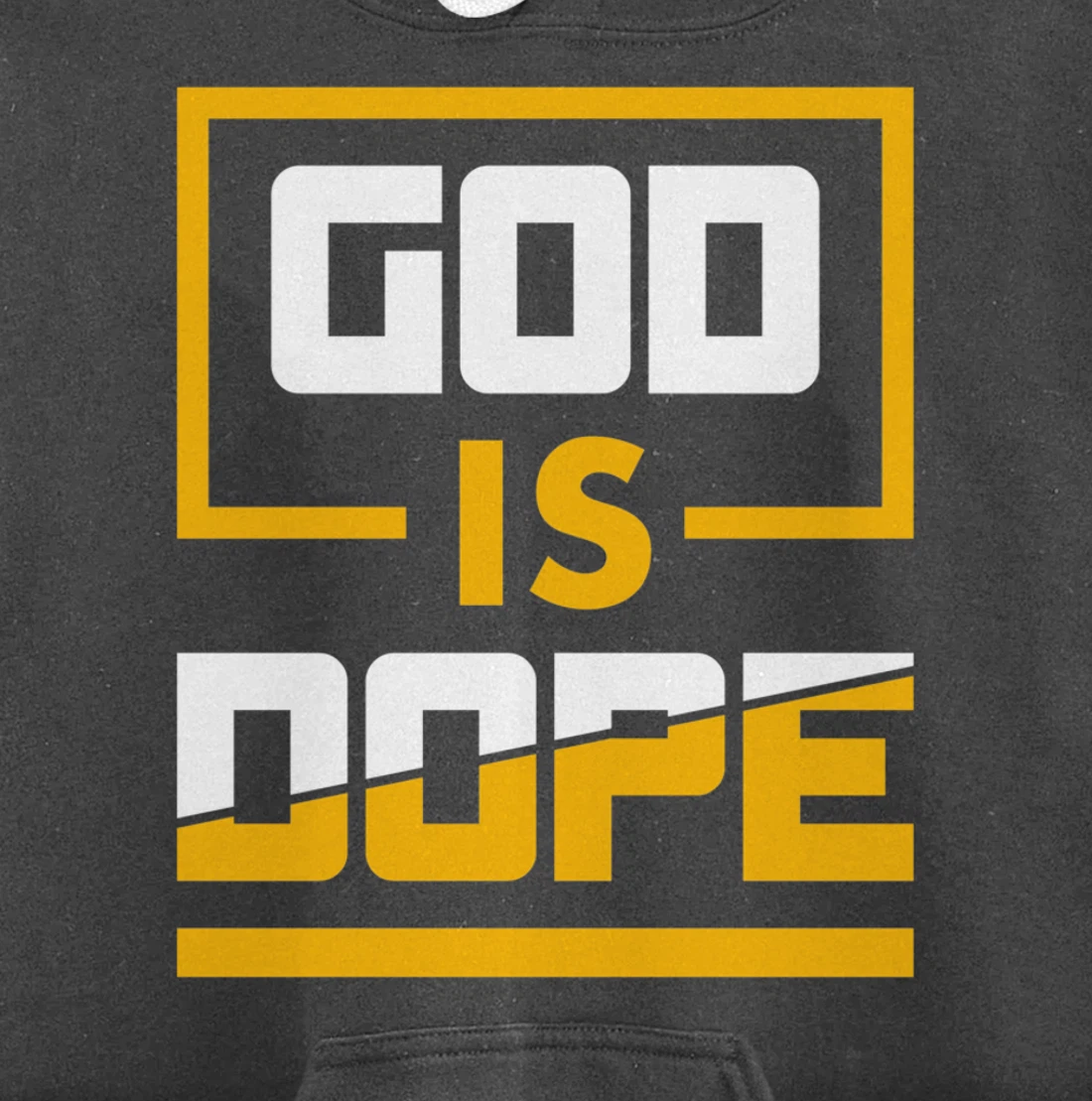 God is Dope Christian Faith Believer Pullover Hoodie