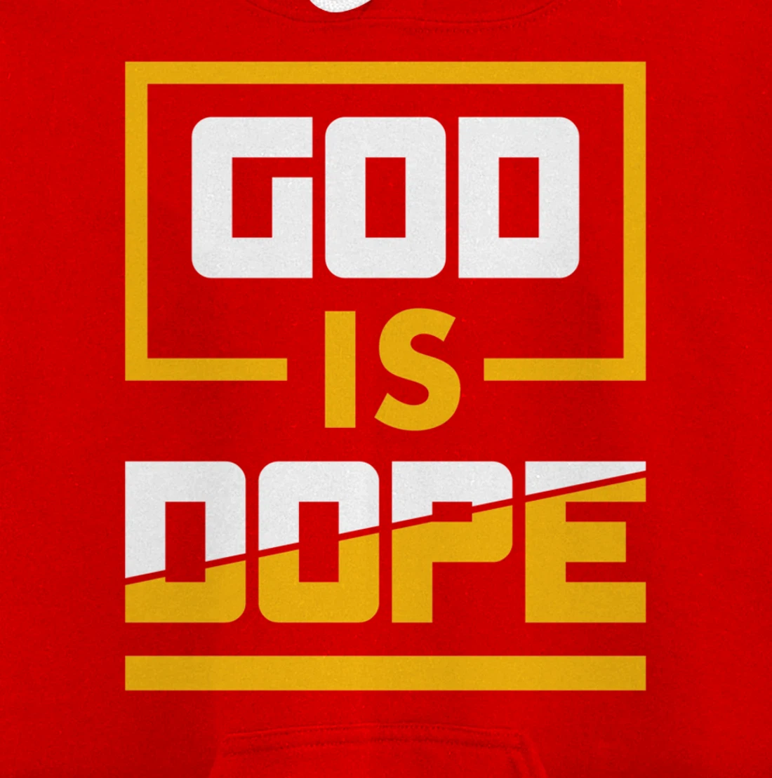 God is Dope Christian Faith Believer Pullover Hoodie