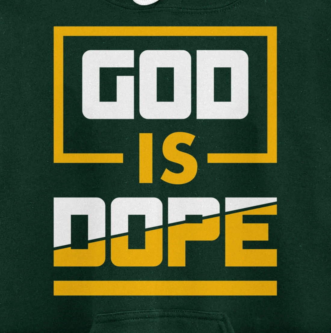 God is Dope Christian Faith Believer Pullover Hoodie