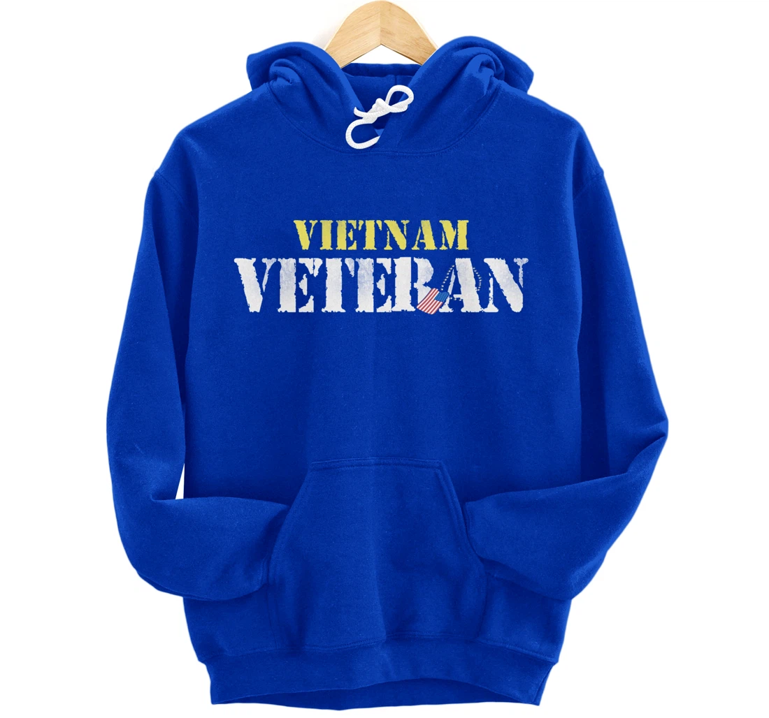 Vietnam Veteran US Flag Gift - Vietnam War Vet Pullover Hoodie