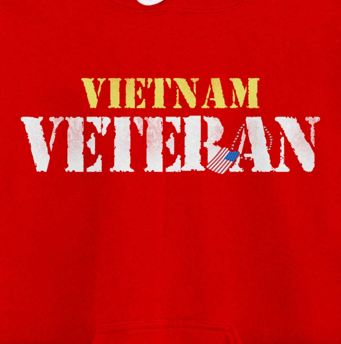 Vietnam Veteran US Flag Gift - Vietnam War Vet Pullover Hoodie