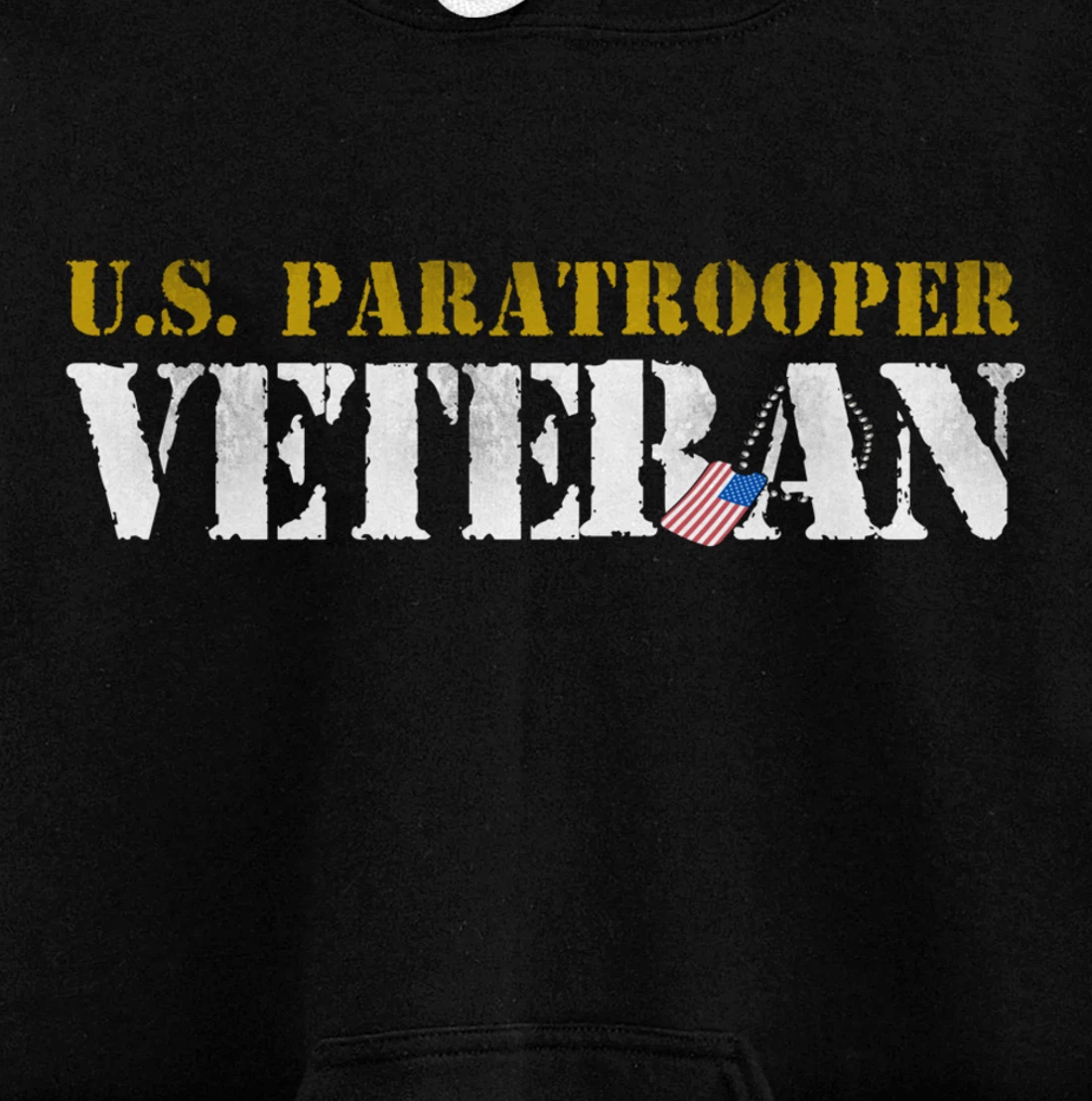 US Paratrooper Army Veteran Airborne Division Pullover Hoodie