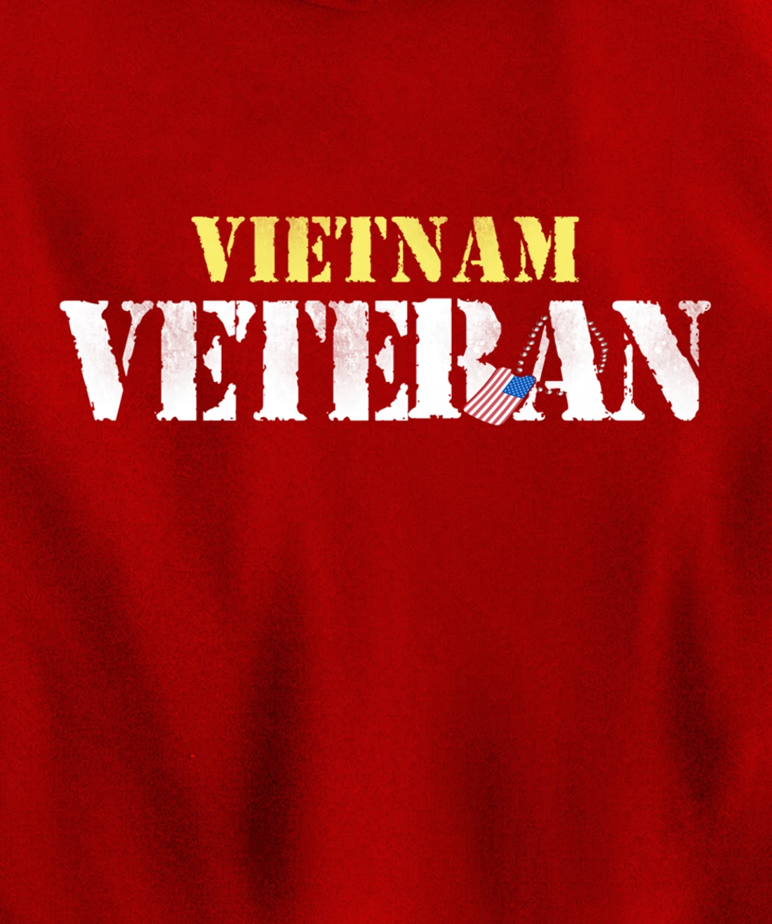 Vietnam Veteran US Flag Gift - Vietnam War Vet Pullover Hoodie