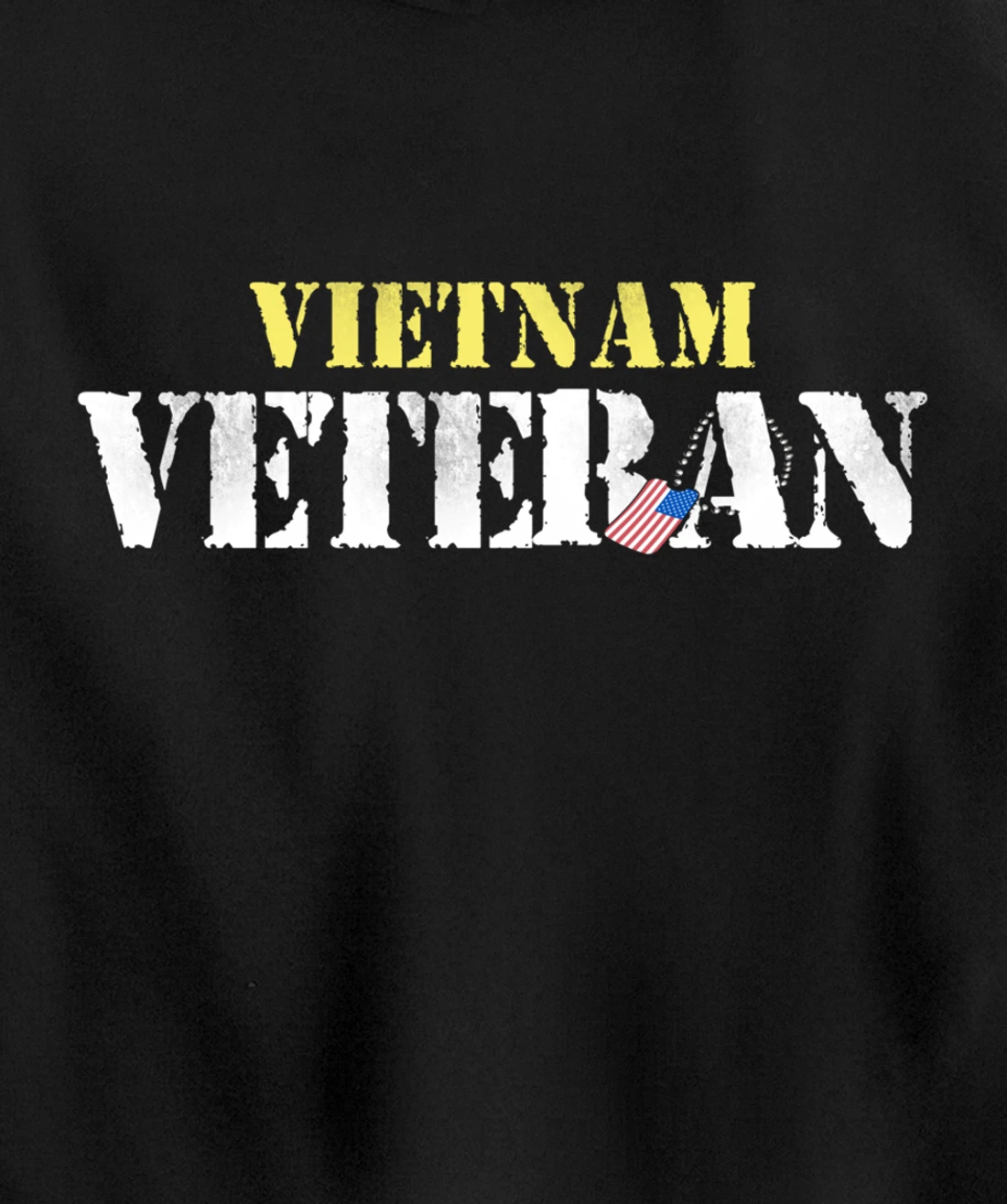 Vietnam Veteran US Flag Gift - Vietnam War Vet Pullover Hoodie