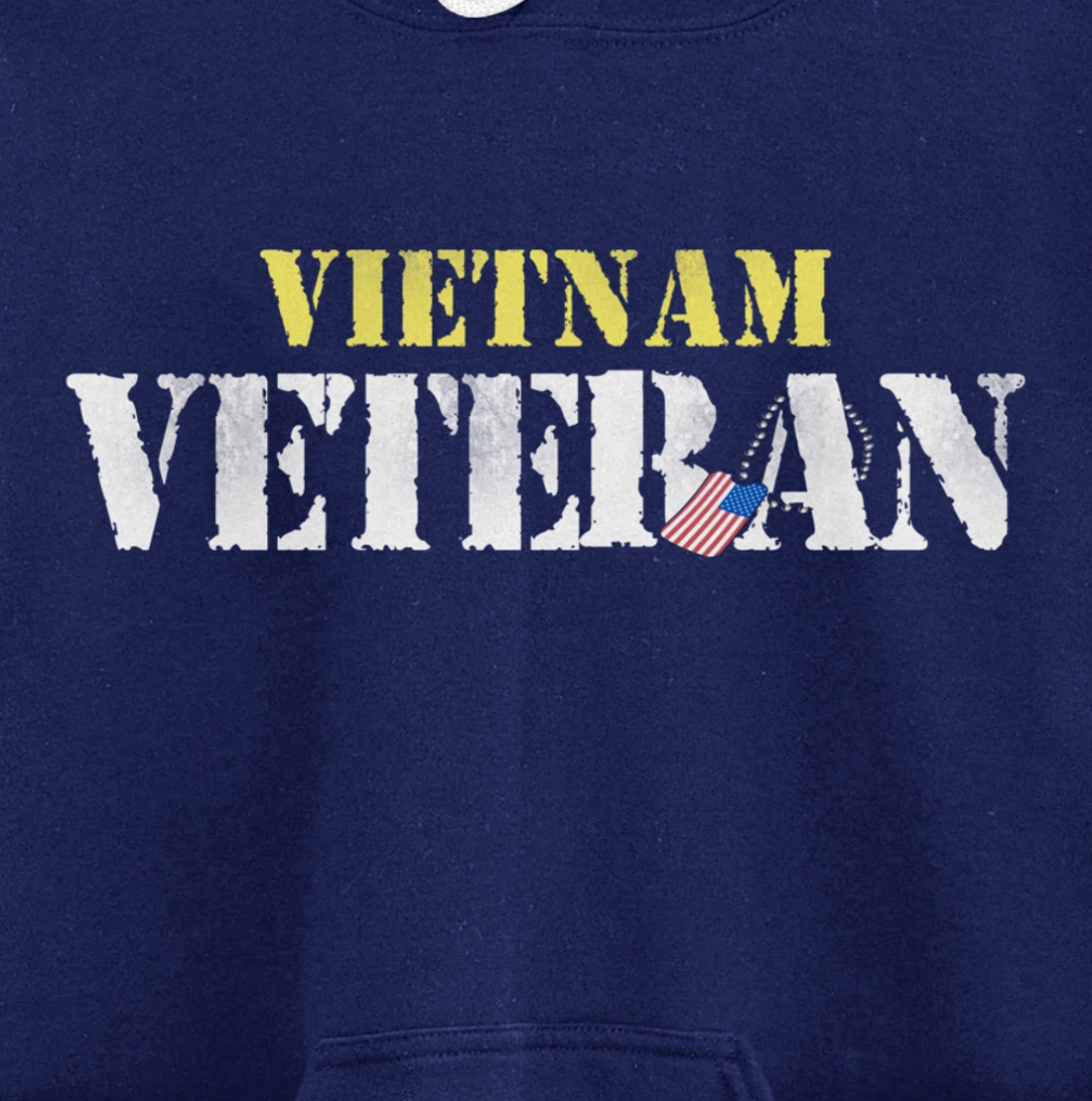 Vietnam Veteran US Flag Gift - Vietnam War Vet Pullover Hoodie