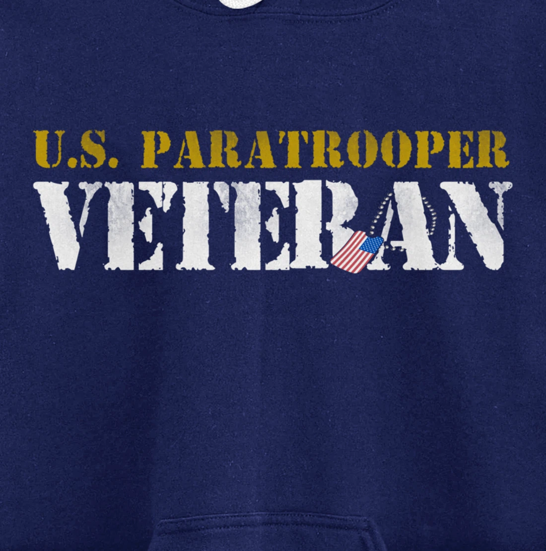 US Paratrooper Army Veteran Airborne Division Pullover Hoodie