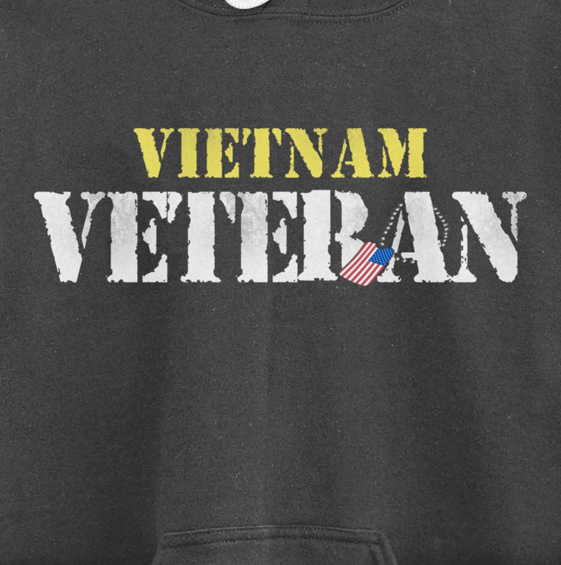 Vietnam Veteran US Flag Gift - Vietnam War Vet Pullover Hoodie