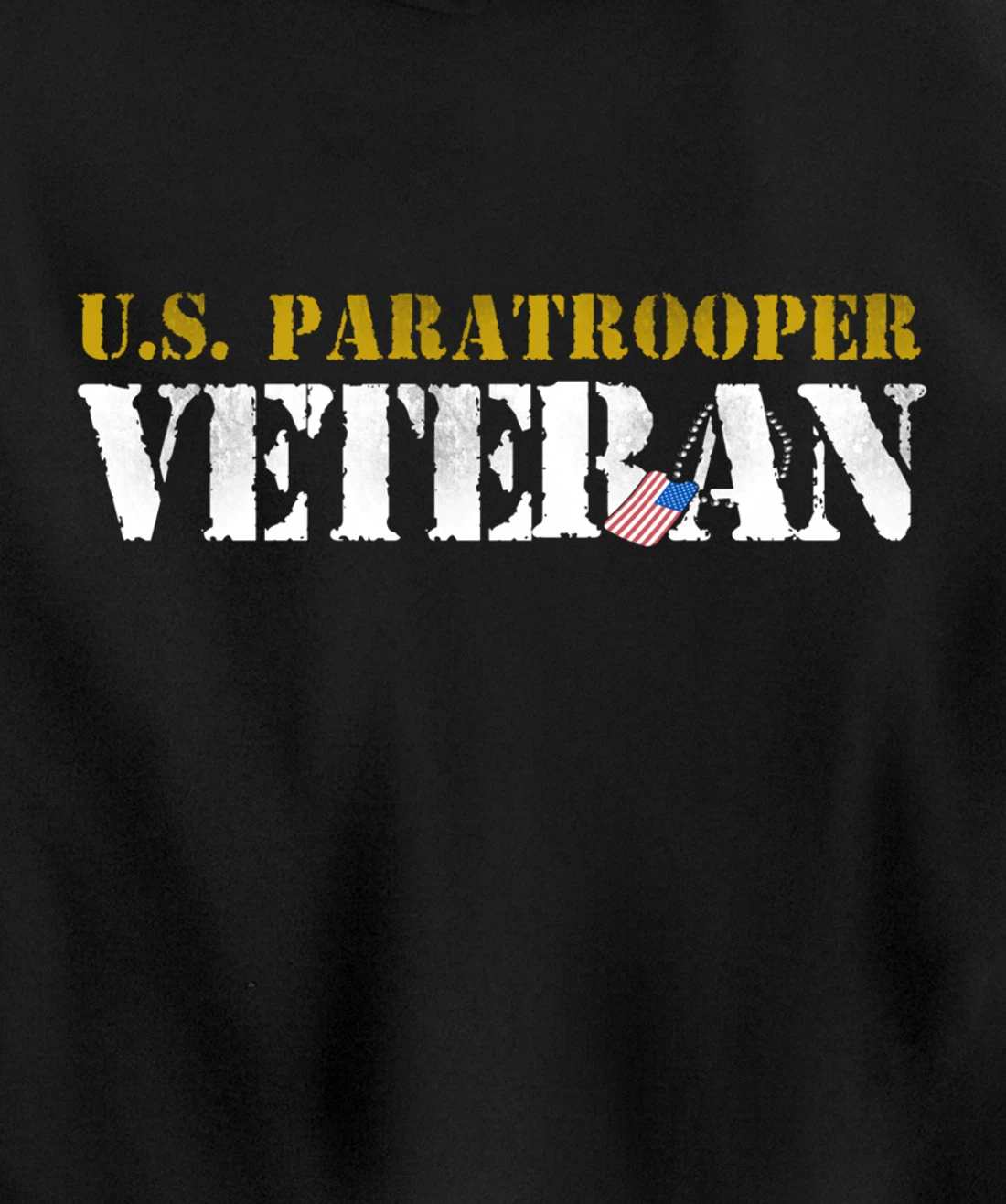 US Paratrooper Army Veteran Airborne Division Pullover Hoodie