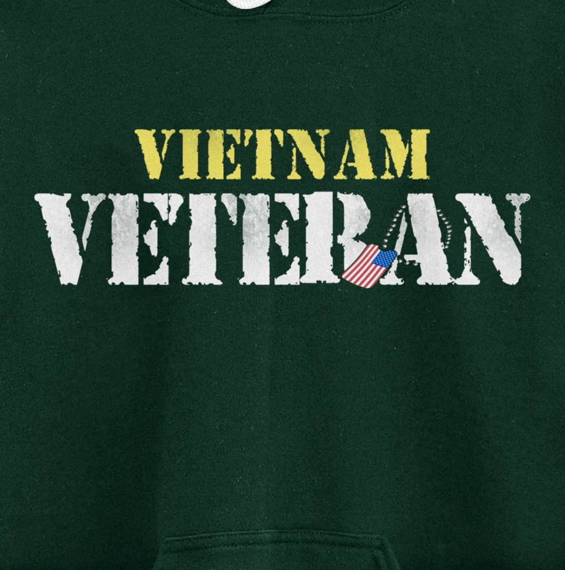 Vietnam Veteran US Flag Gift - Vietnam War Vet Pullover Hoodie