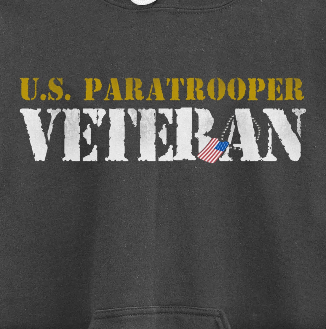US Paratrooper Army Veteran Airborne Division Pullover Hoodie