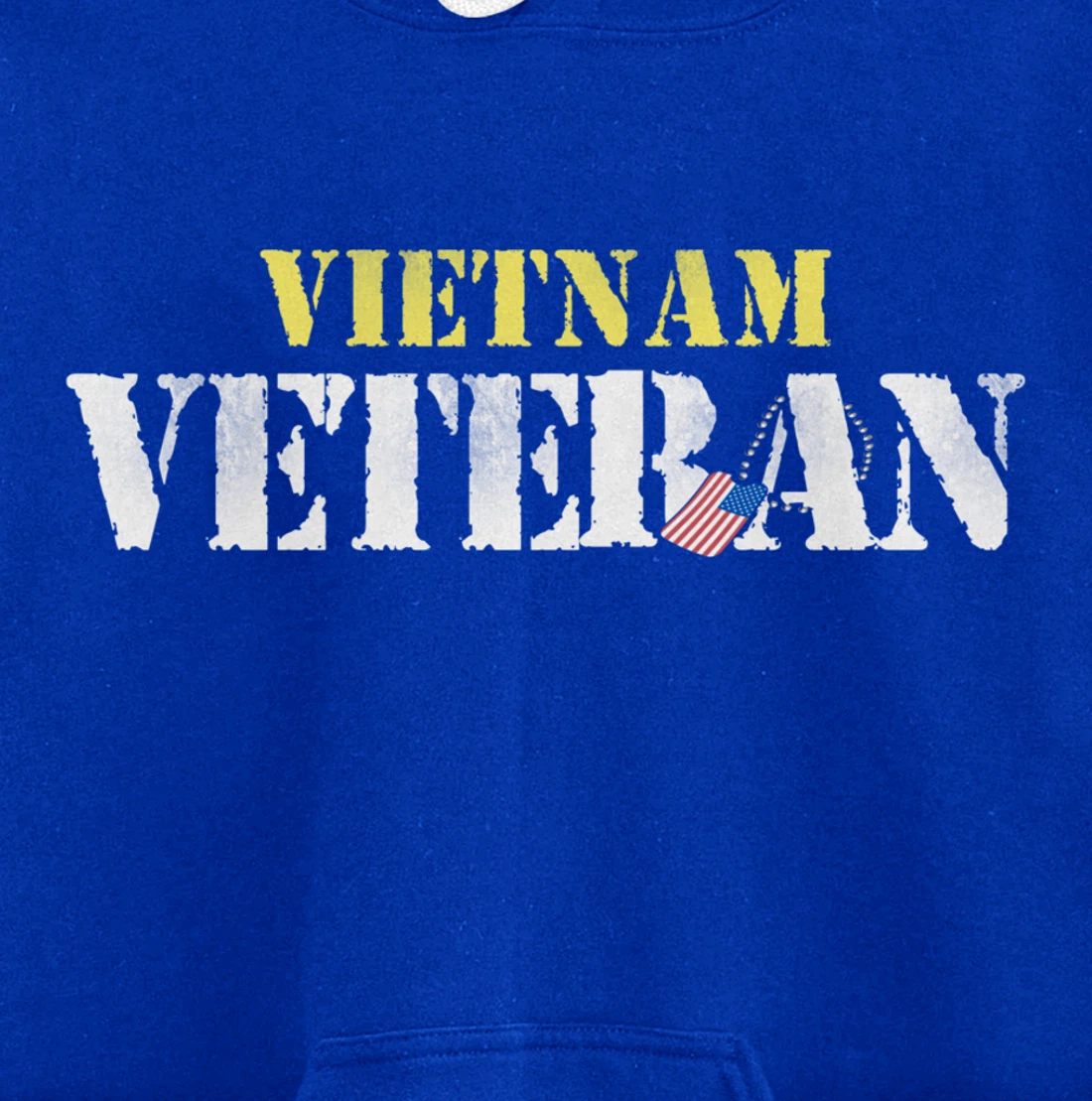 Vietnam Veteran US Flag Gift - Vietnam War Vet Pullover Hoodie