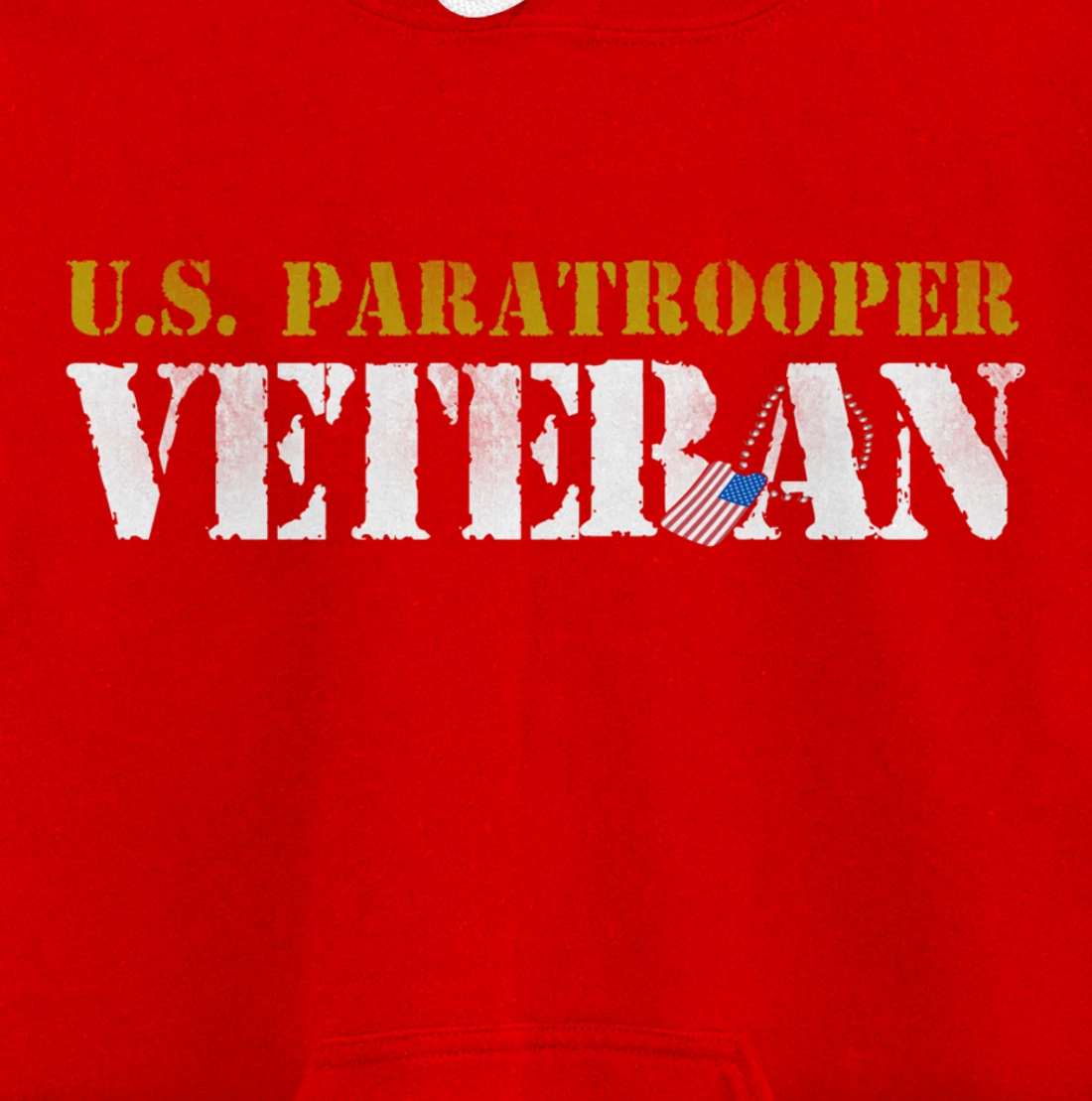 US Paratrooper Army Veteran Airborne Division Pullover Hoodie