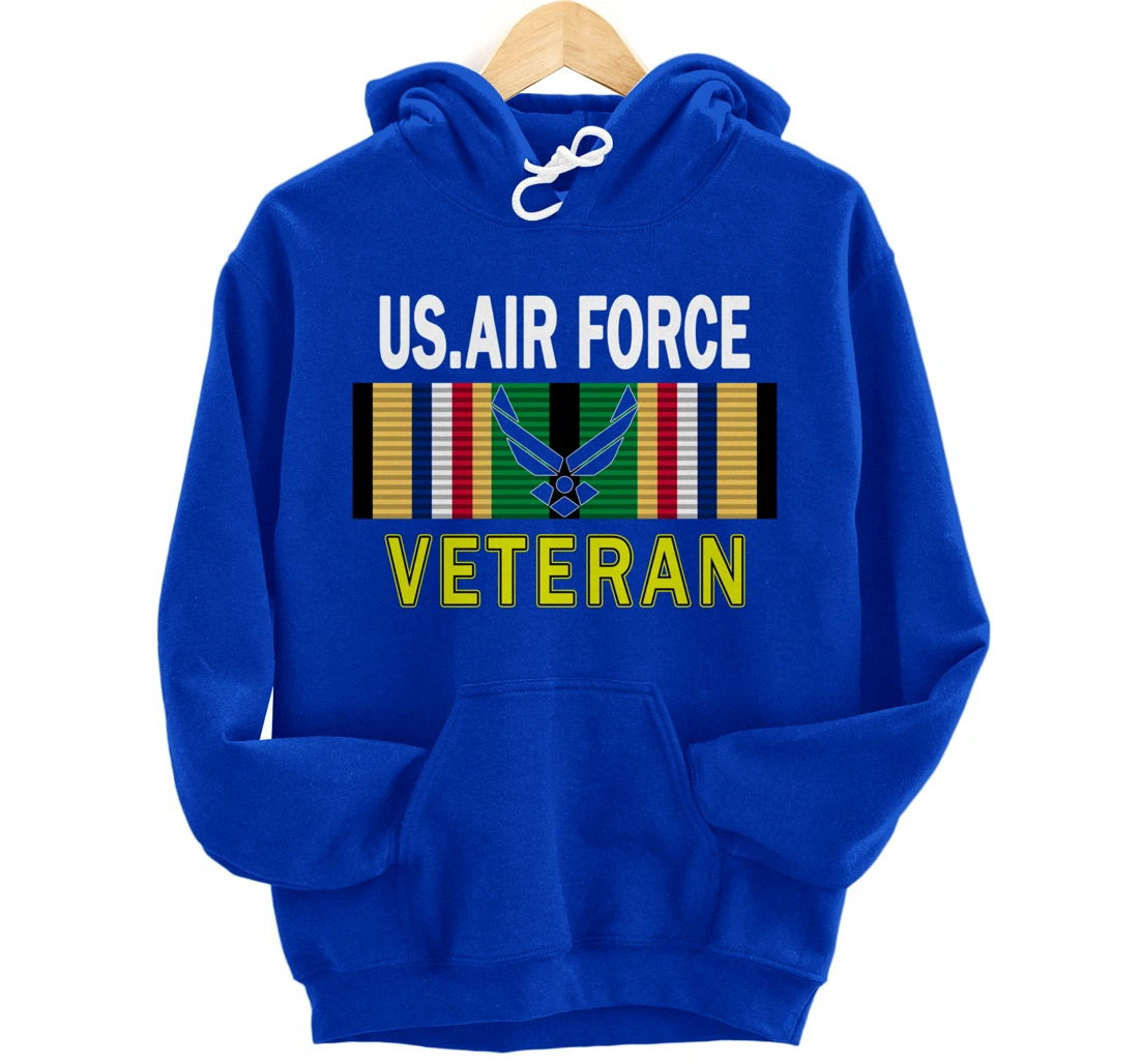 Air Force US Veterans Day Gift Shirt-US Air Force Veteran Pullover Hoodie