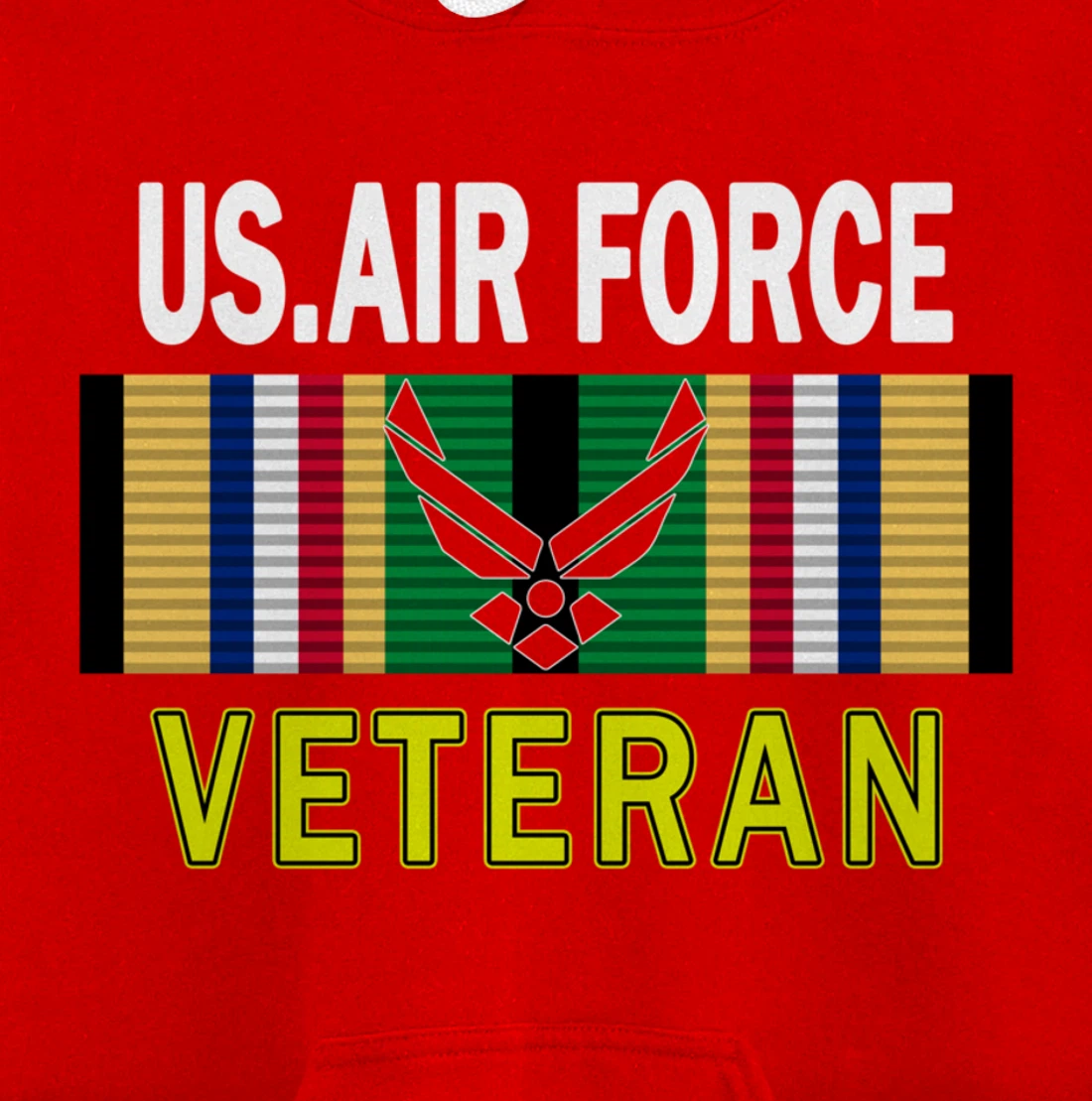 Air Force US Veterans Day Gift Shirt-US Air Force Veteran Pullover Hoodie