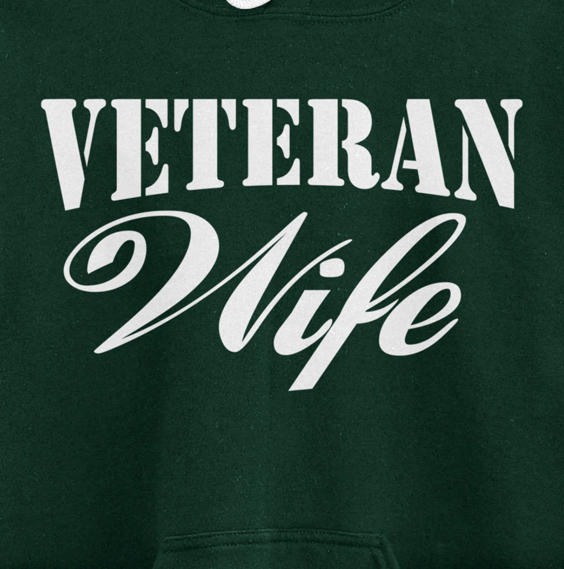 Veteran Wife Pullover Hoodie