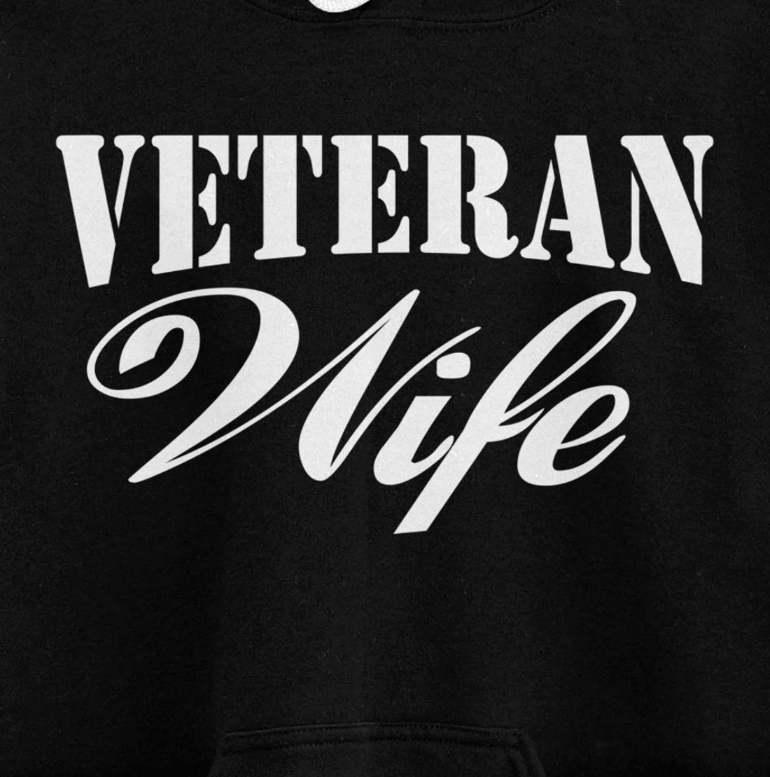 Veteran Wife Pullover Hoodie