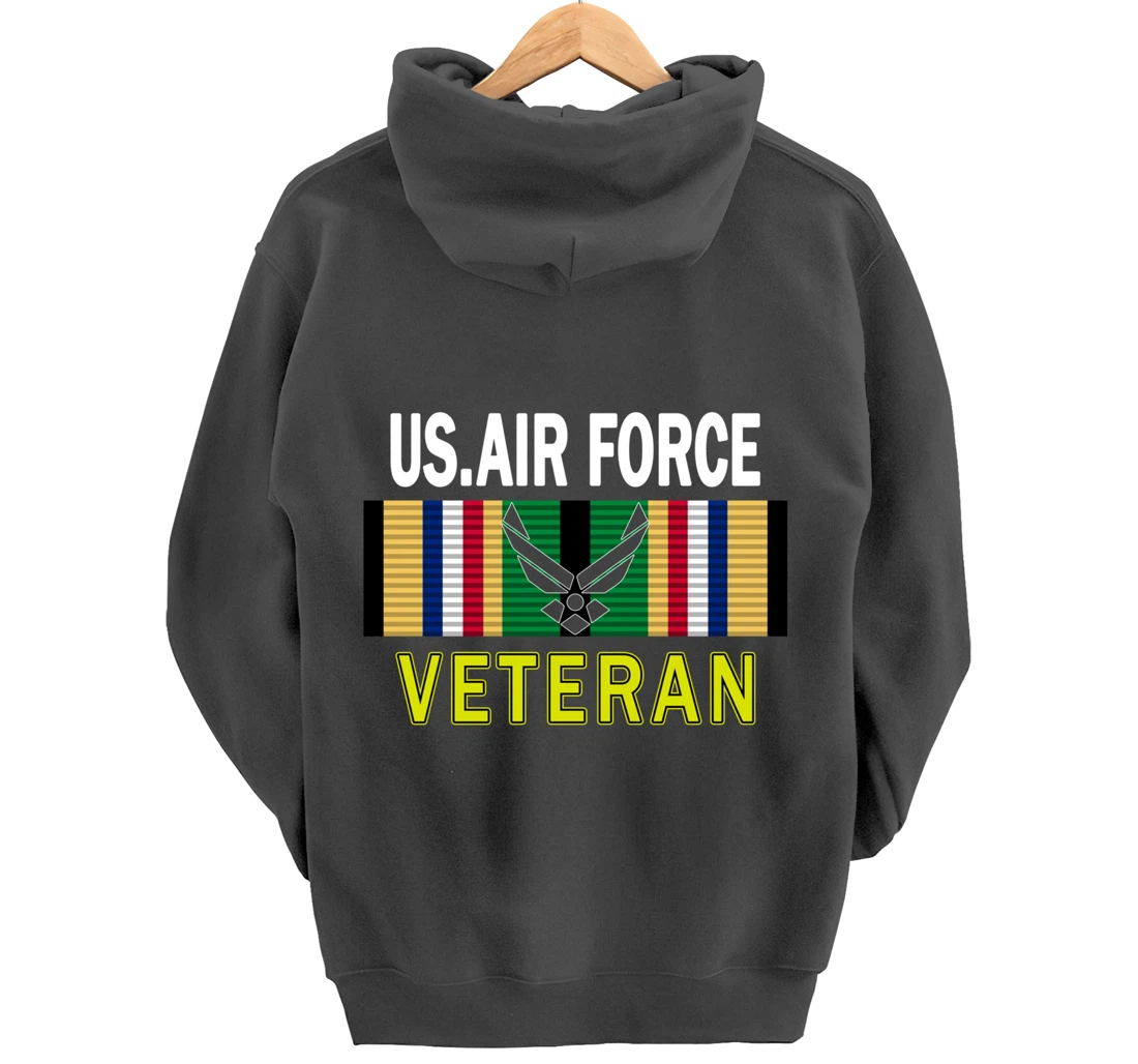 Air Force US Veterans Day Gift Shirt-US Air Force Veteran Pullover Hoodie