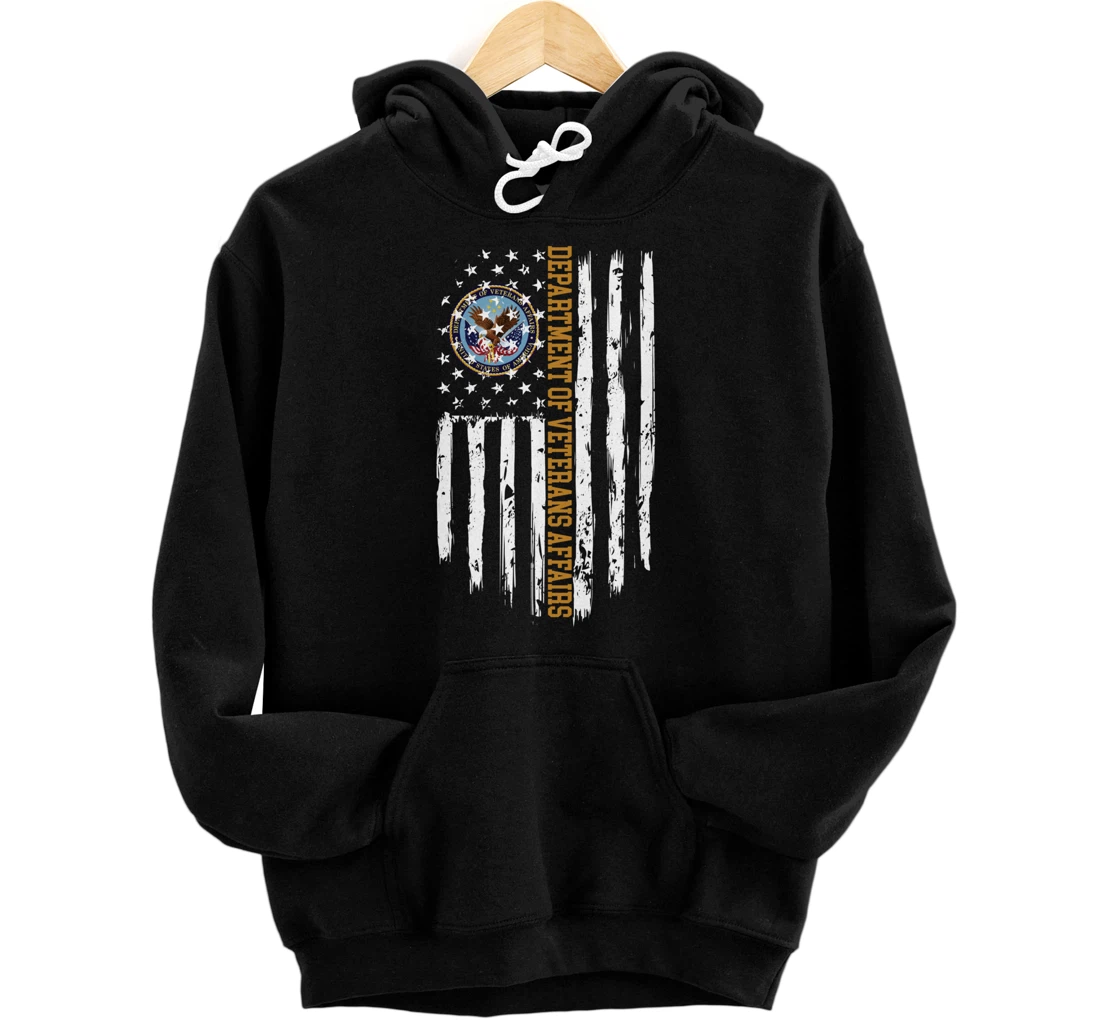 Department of Veterans Affairs American Flag Pullover Hoodie