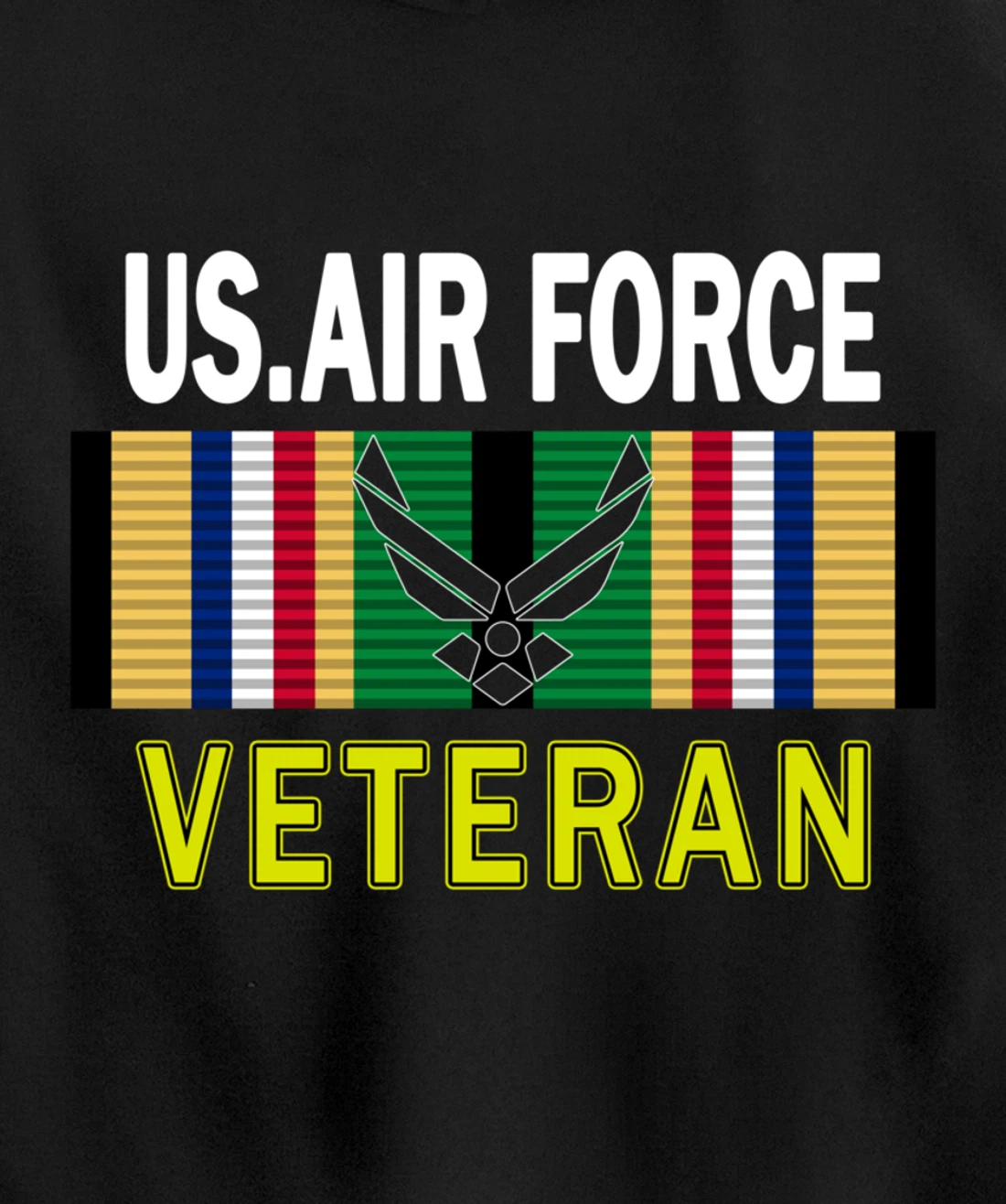 Air Force US Veterans Day Gift Shirt-US Air Force Veteran Pullover Hoodie
