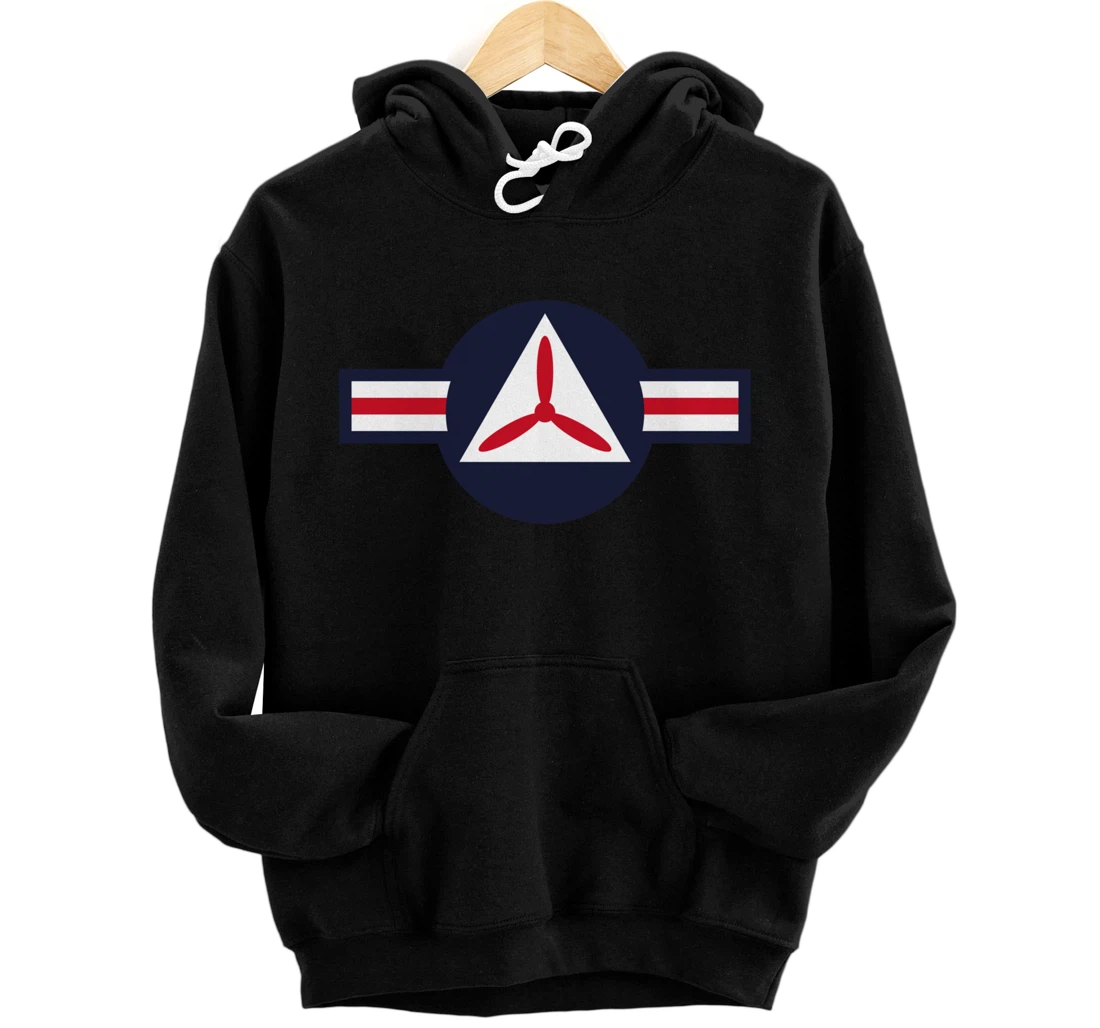 Civil Air Patrol Roundel Air Force CAP Military Veteran USA Pullover Hoodie
